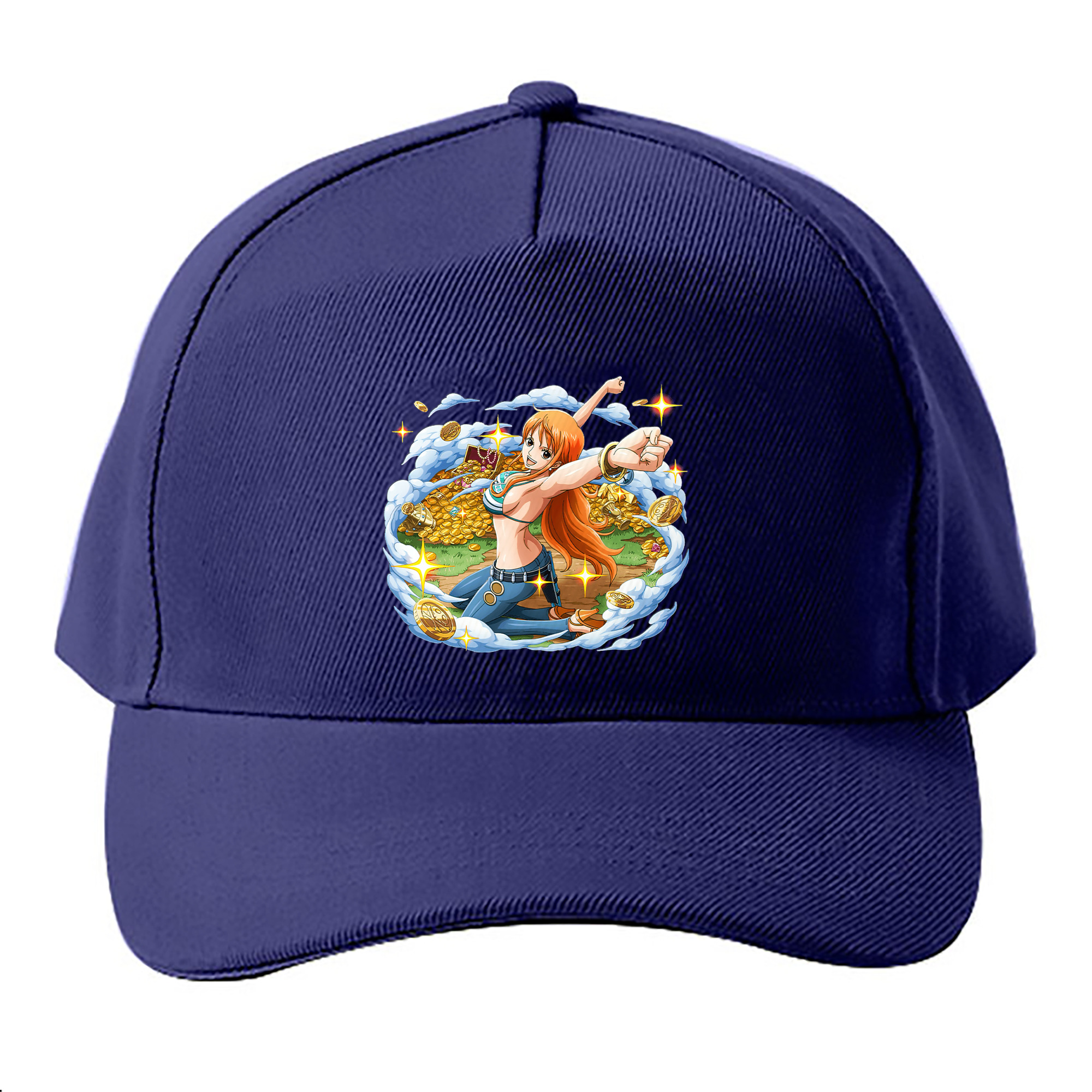 （画像用） ワンピース ナミ ONE PIECE Nami ベースボールキャップ 綿100％ 男女兼用 帽子 スポーツ