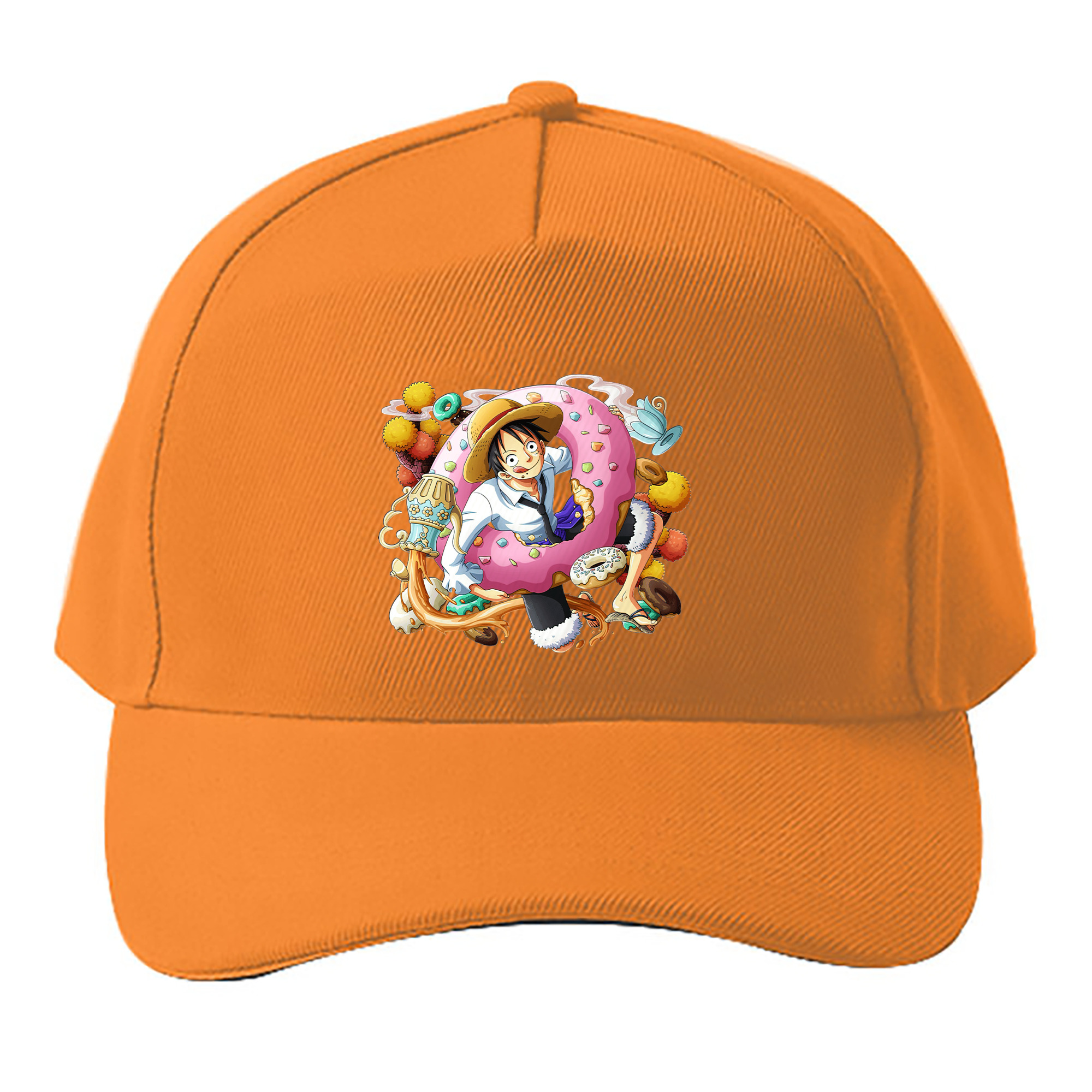 （画像用） ワンピース モンキー・D・ルフィ ONE PIECE Monkey D. Luffy ベースボールキャップ 綿100％ 男女兼用 帽子 スポーツ