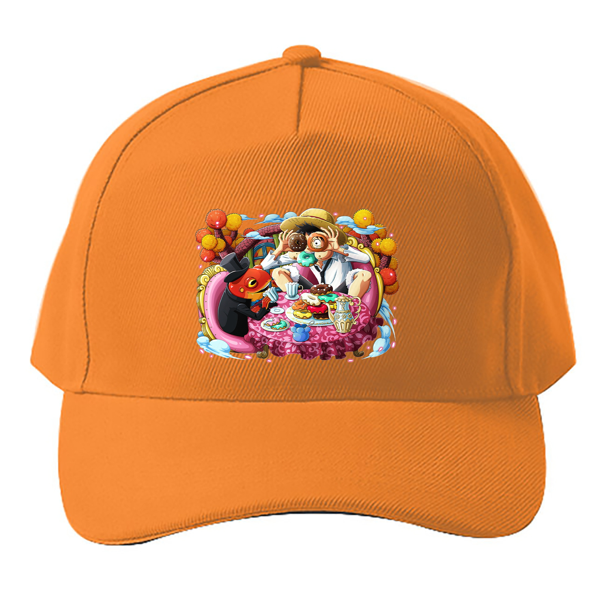 （画像用） ワンピース モンキー・D・ルフィ ONE PIECE Monkey D. Luffy ベースボールキャップ 綿100％ 男女兼用 帽子 スポーツ