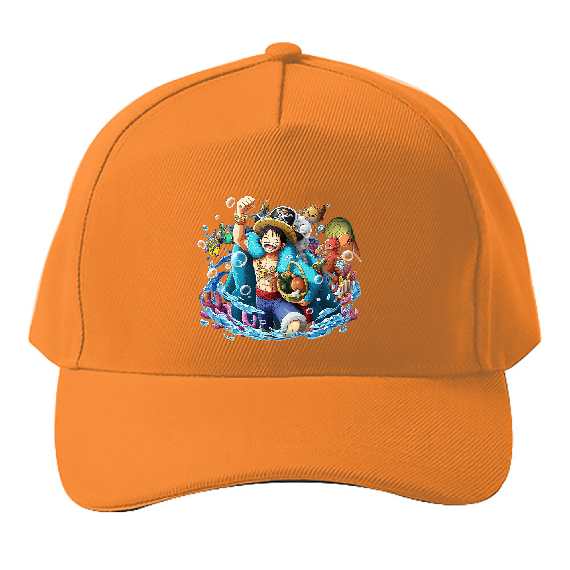 （画像用） ワンピース モンキー・D・ルフィ ONE PIECE Monkey D. Luffy ベースボールキャップ 綿100％ 男女兼用 帽子 スポーツ