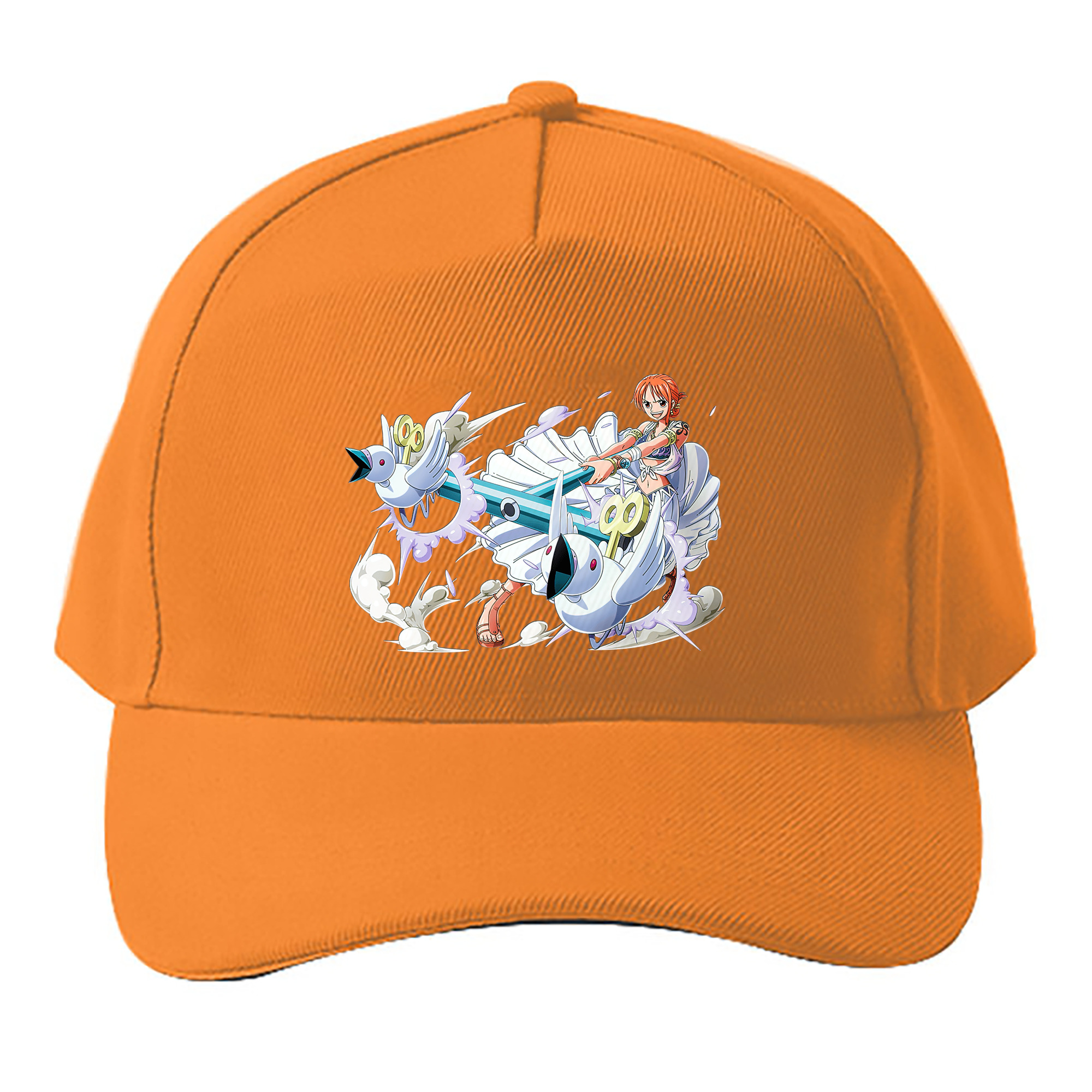 （画像用） ワンピース ナミ ONE PIECE Nami ベースボールキャップ 綿100％ 男女兼用 帽子 スポーツ