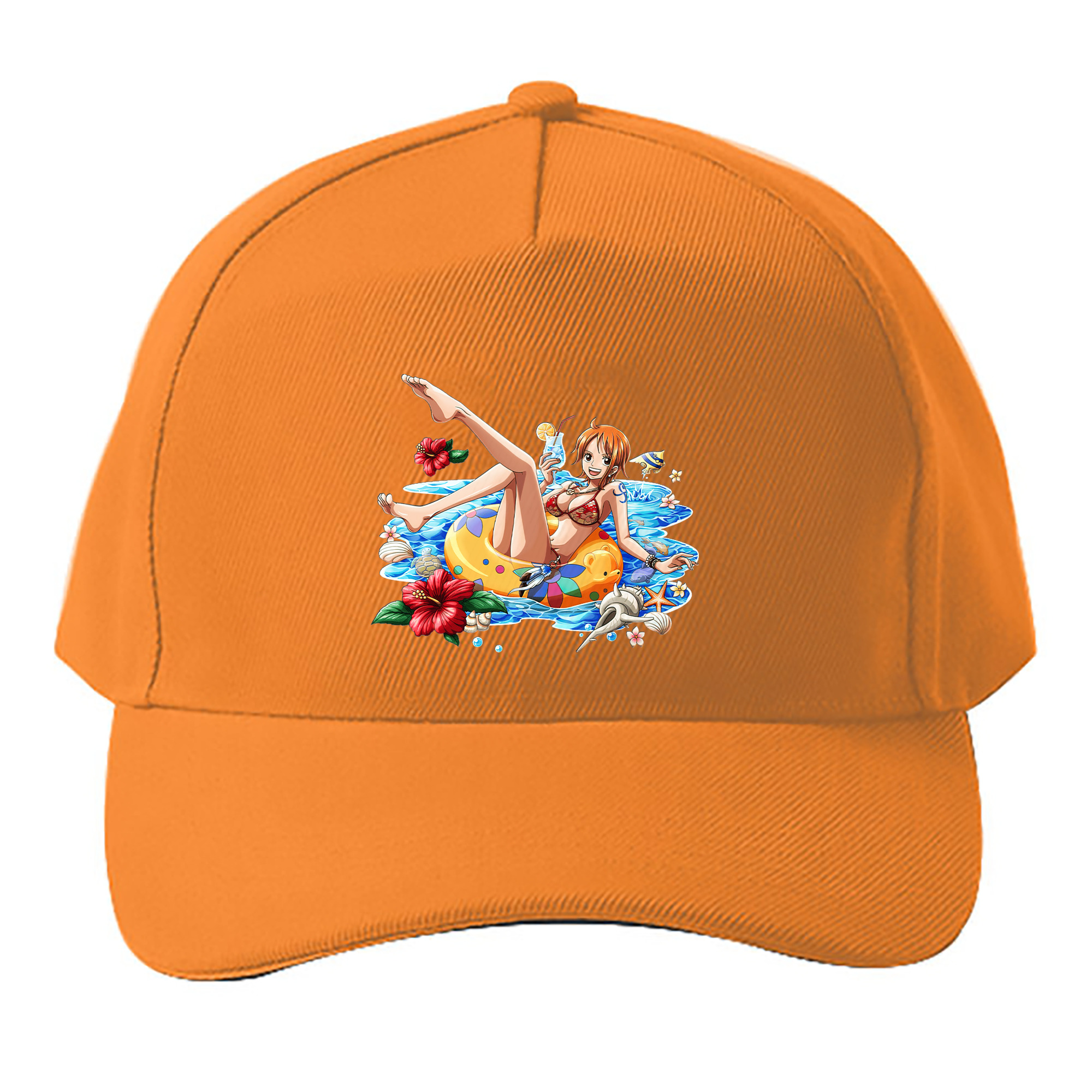 （画像用） ワンピース ナミ ONE PIECE Nami ベースボールキャップ 綿100％ 男女兼用 帽子 スポーツ