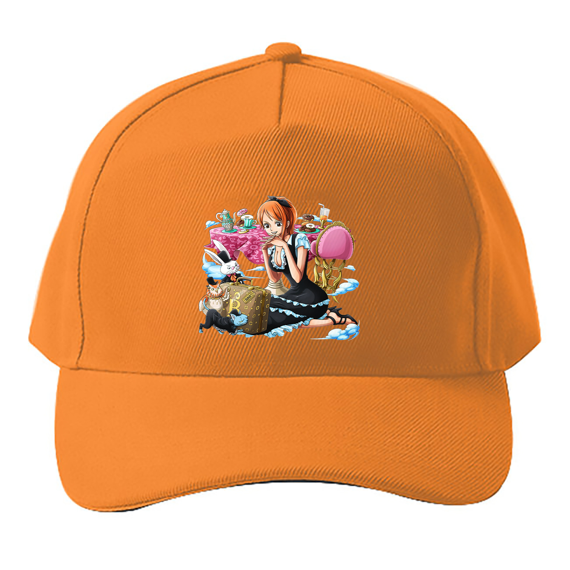 （画像用） ワンピース ナミ ONE PIECE Nami ベースボールキャップ 綿100％ 男女兼用 帽子 スポーツ