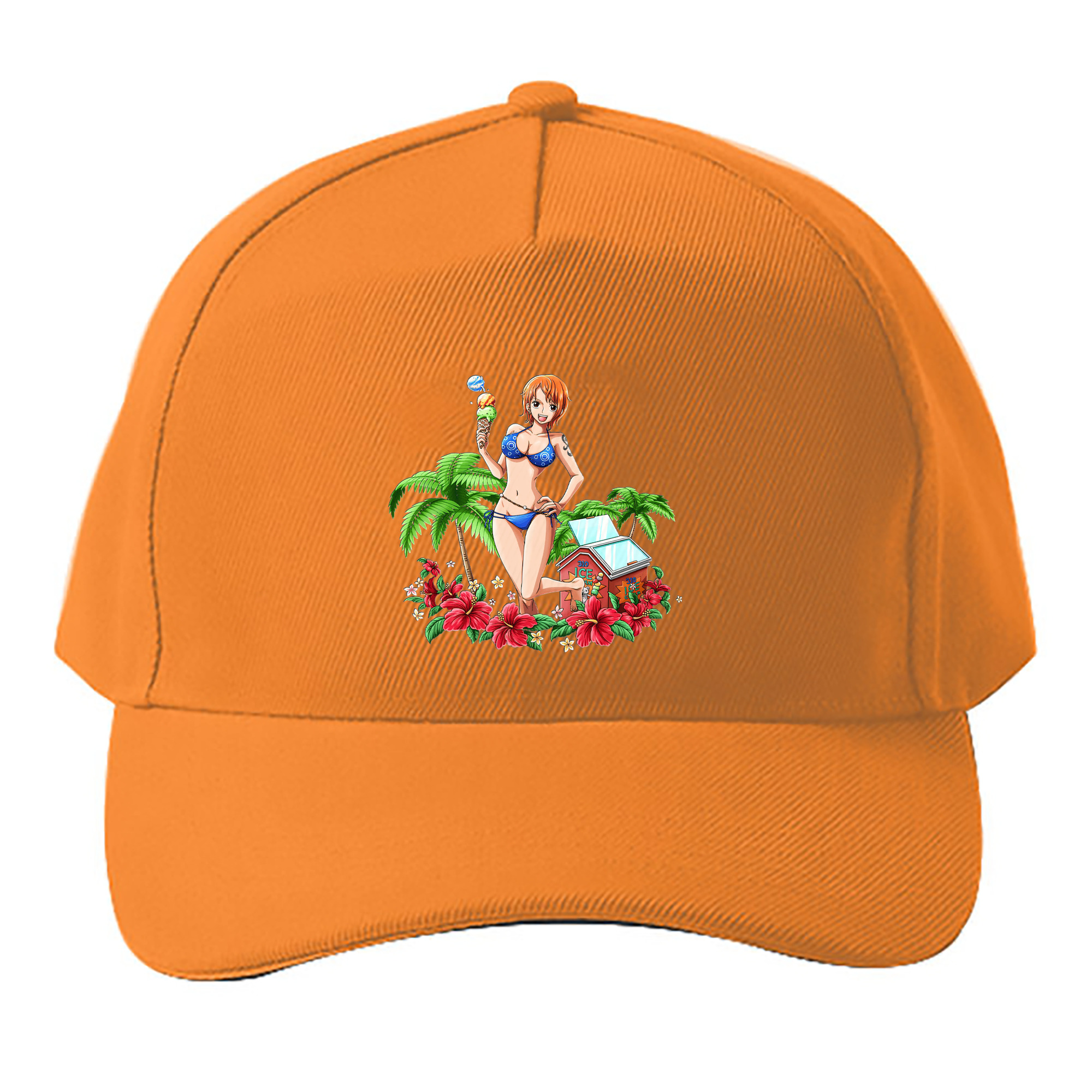 （画像用） ワンピース ナミ ONE PIECE Nami ベースボールキャップ 綿100％ 男女兼用 帽子 スポーツ