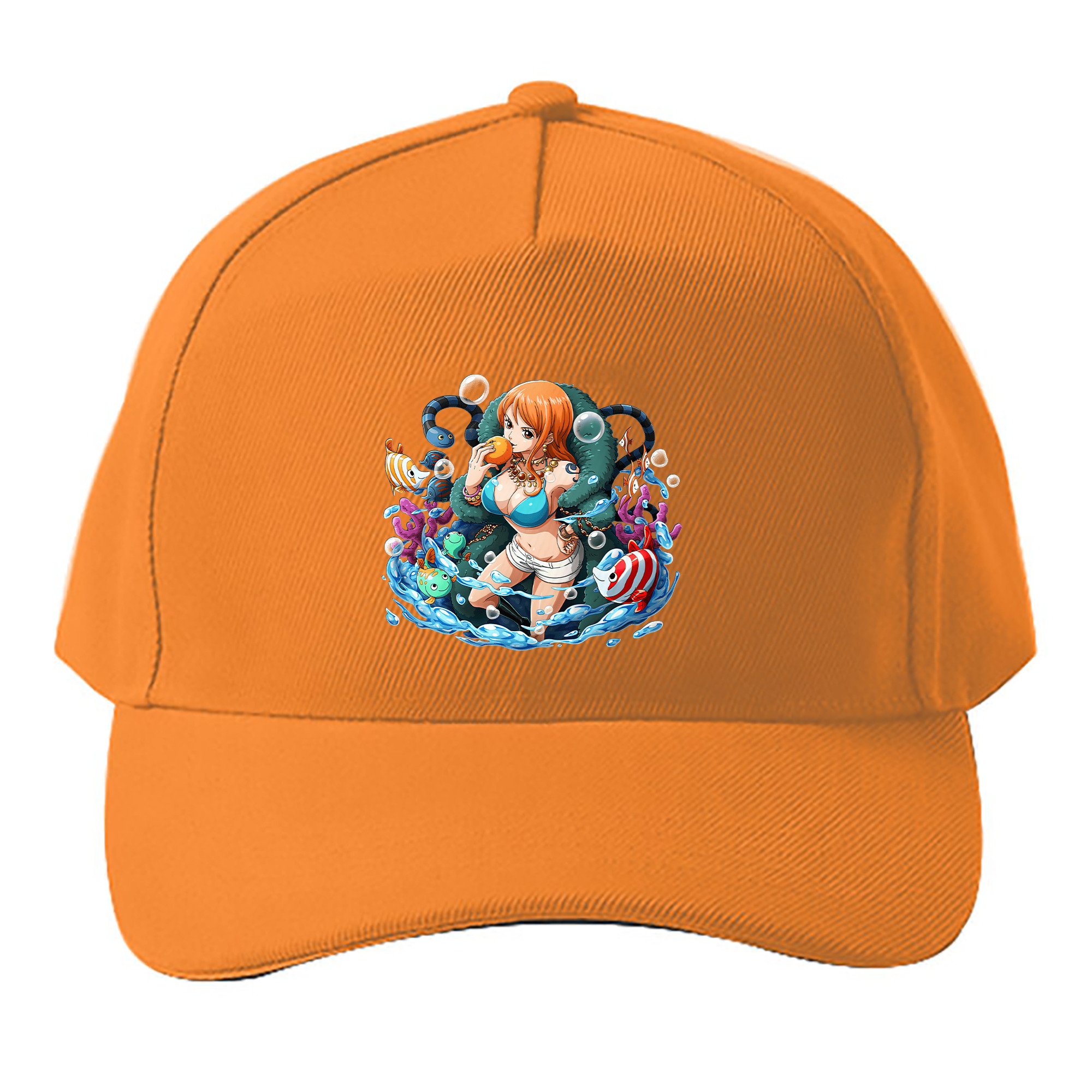 （画像用） ワンピース ナミ ONE PIECE Nami ベースボールキャップ 綿100％ 男女兼用 帽子 スポーツ