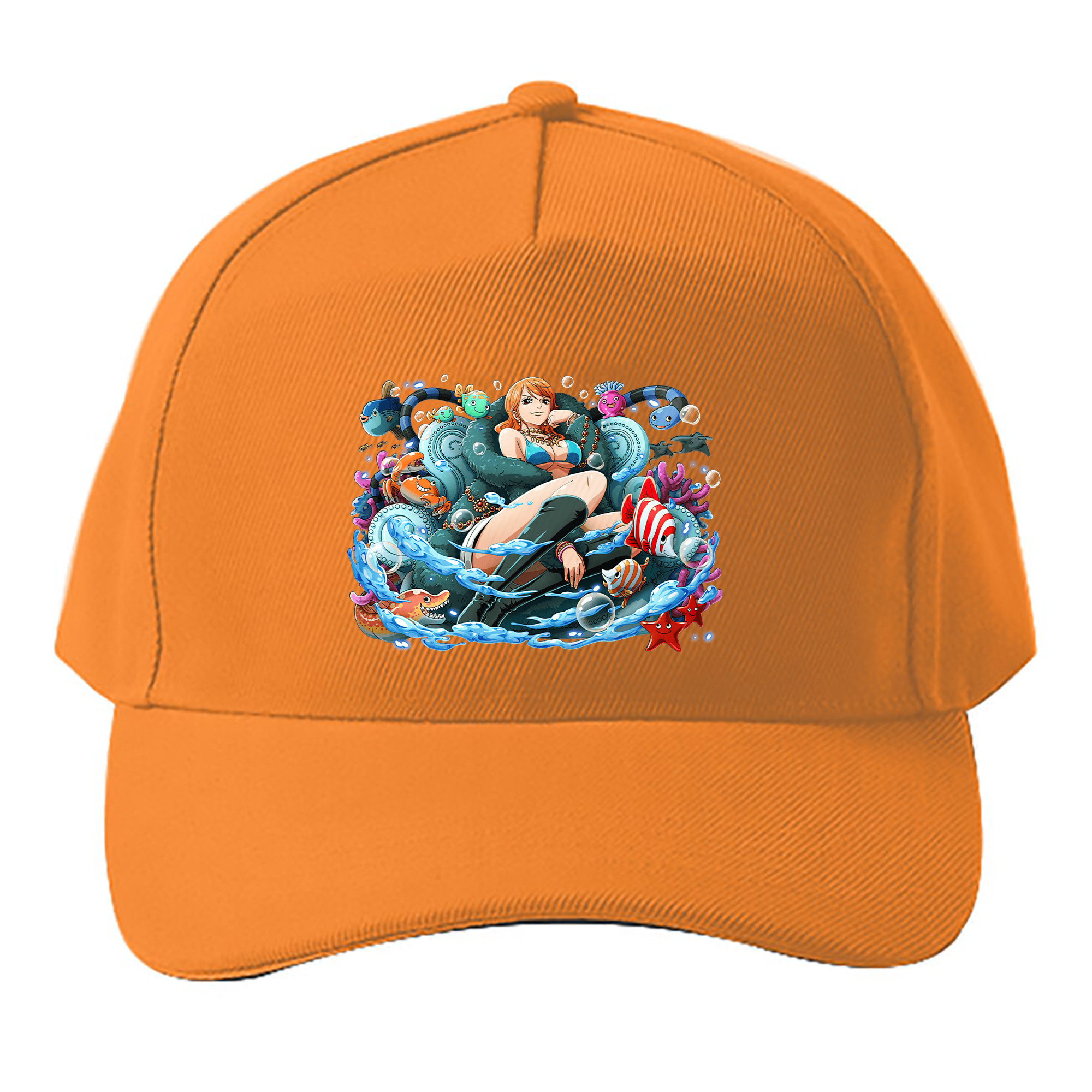 （画像用） ワンピース ナミ ONE PIECE Nami ベースボールキャップ 綿100％ 男女兼用 帽子 スポーツ