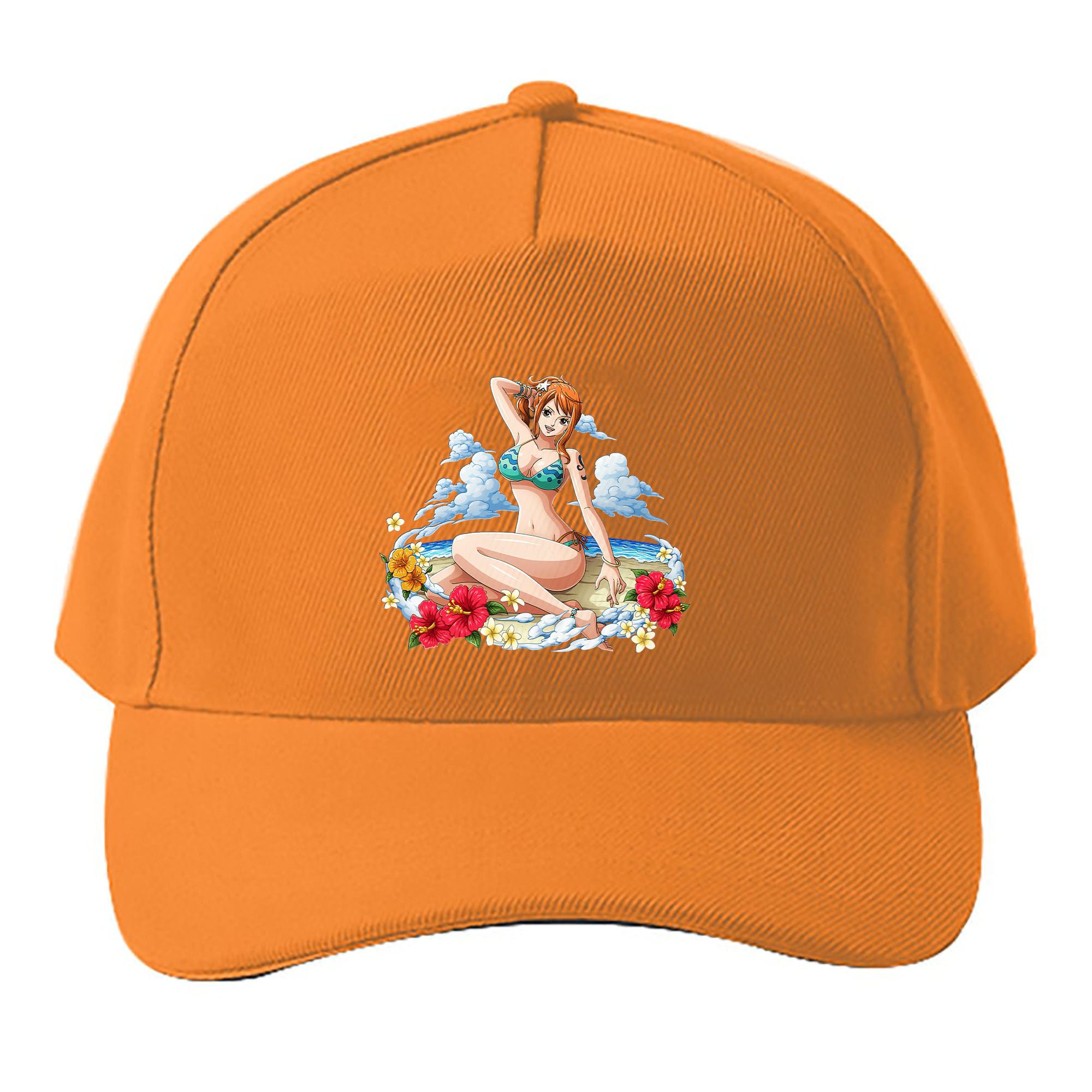 （画像用） ワンピース ナミ ONE PIECE Nami ベースボールキャップ 綿100％ 男女兼用 帽子 スポーツ