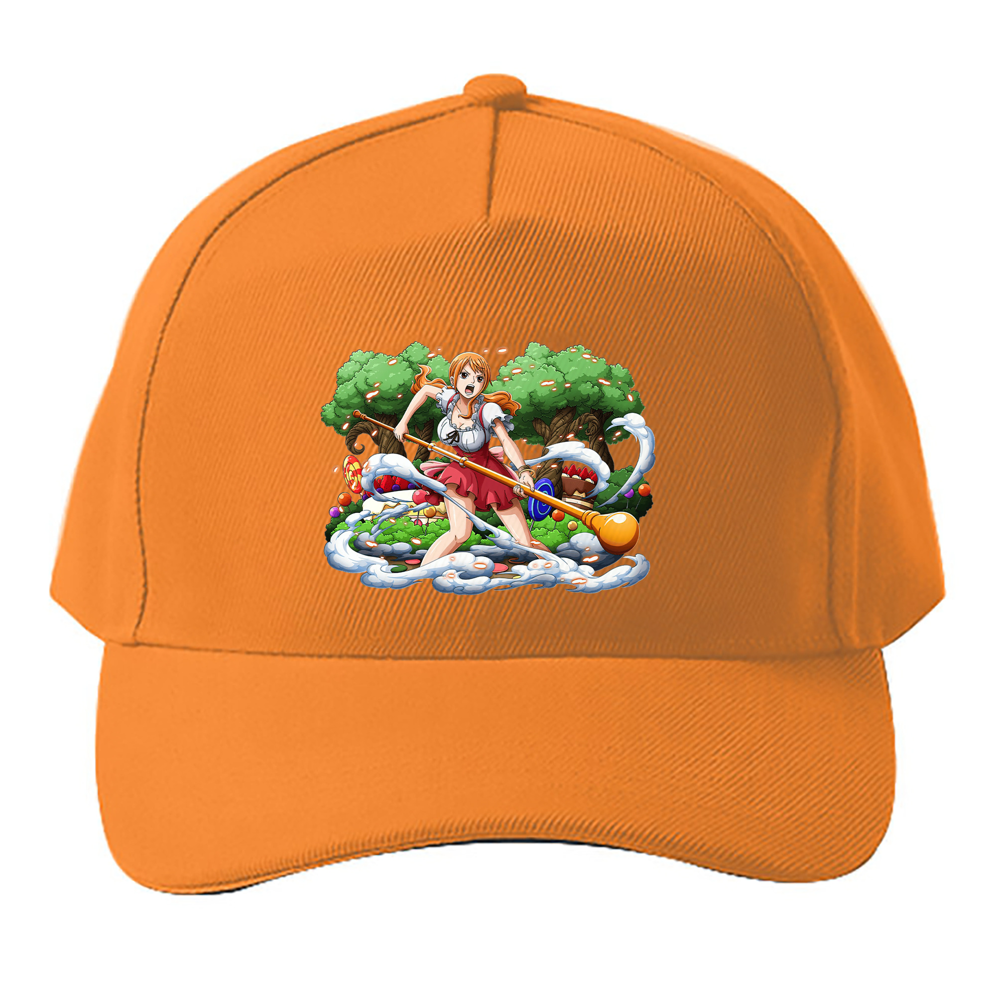 （画像用） ワンピース ナミ ONE PIECE Nami ベースボールキャップ 綿100％ 男女兼用 帽子 スポーツ