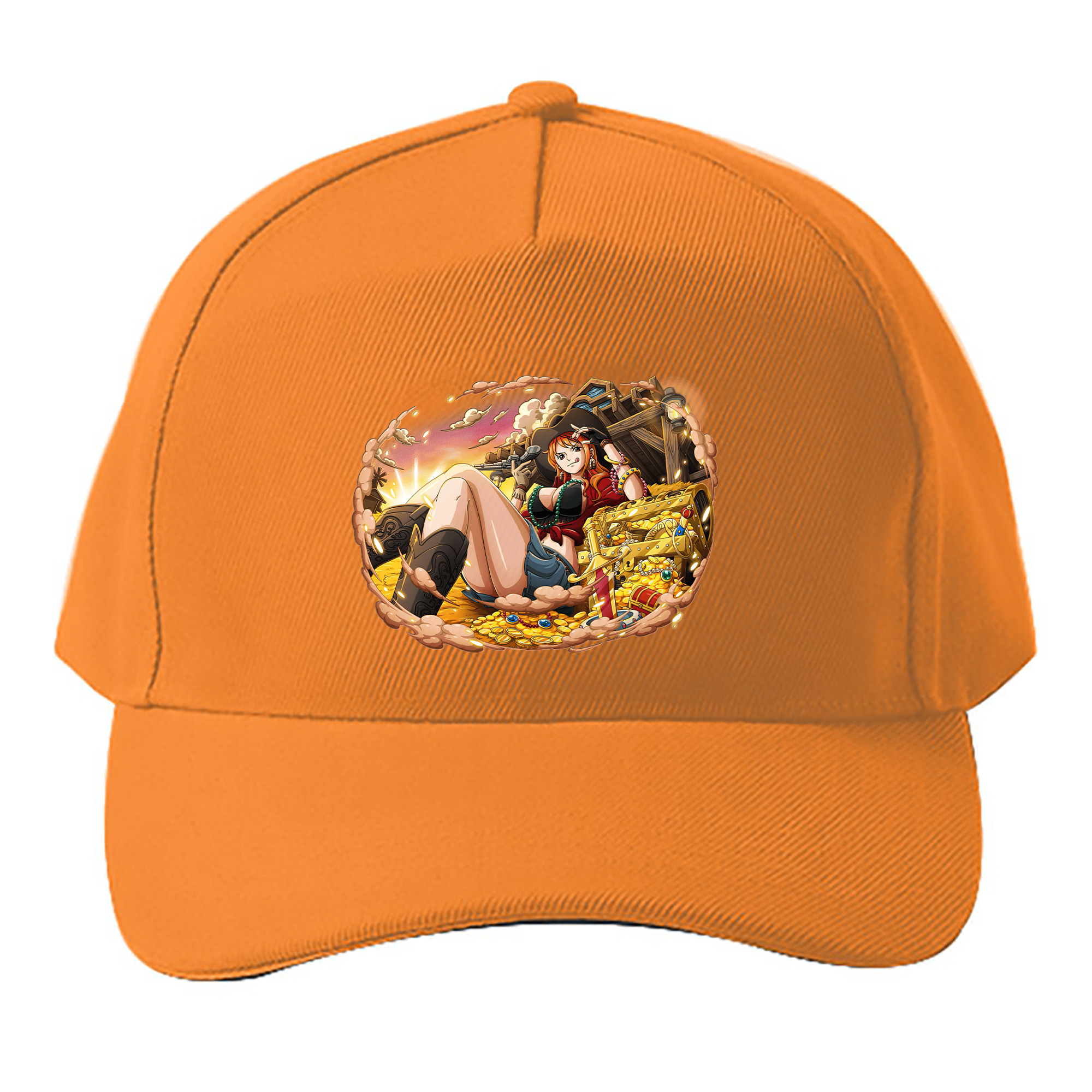 （画像用） ワンピース ナミ ONE PIECE Nami ベースボールキャップ 綿100％ 男女兼用 帽子 スポーツ