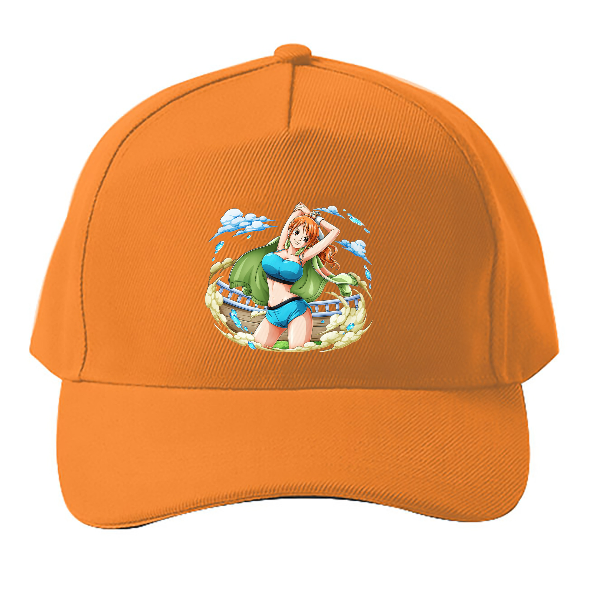 （画像用） ワンピース ナミ ONE PIECE Nami ベースボールキャップ 綿100％ 男女兼用 帽子 スポーツ