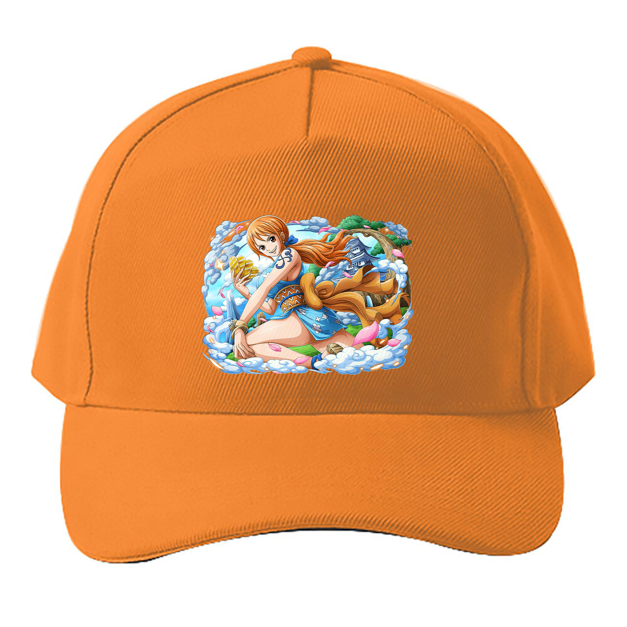 （画像用） ワンピース ナミ ONE PIECE Nami ベースボールキャップ 綿100％ 男女兼用 帽子 スポーツ
