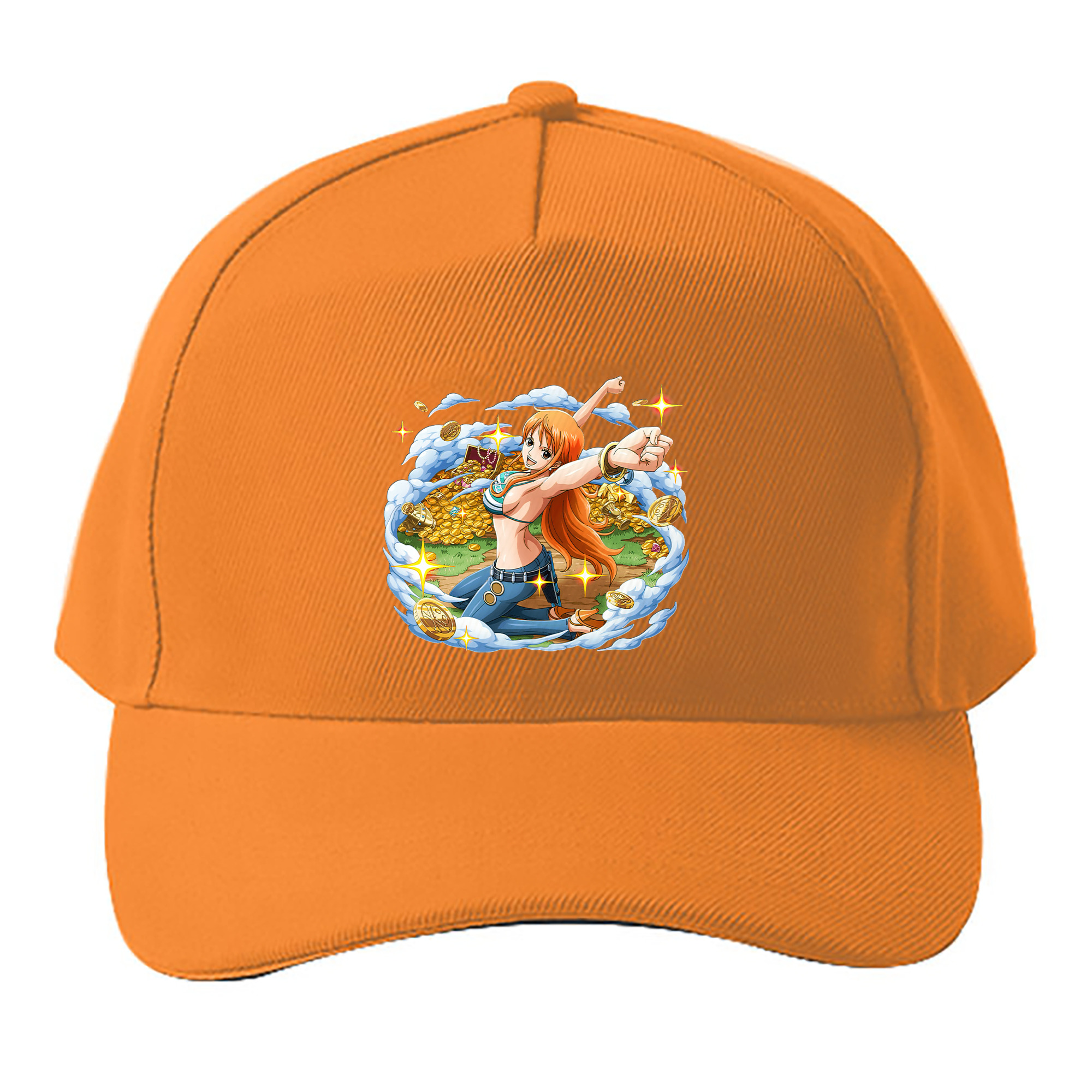 （画像用） ワンピース ナミ ONE PIECE Nami ベースボールキャップ 綿100％ 男女兼用 帽子 スポーツ