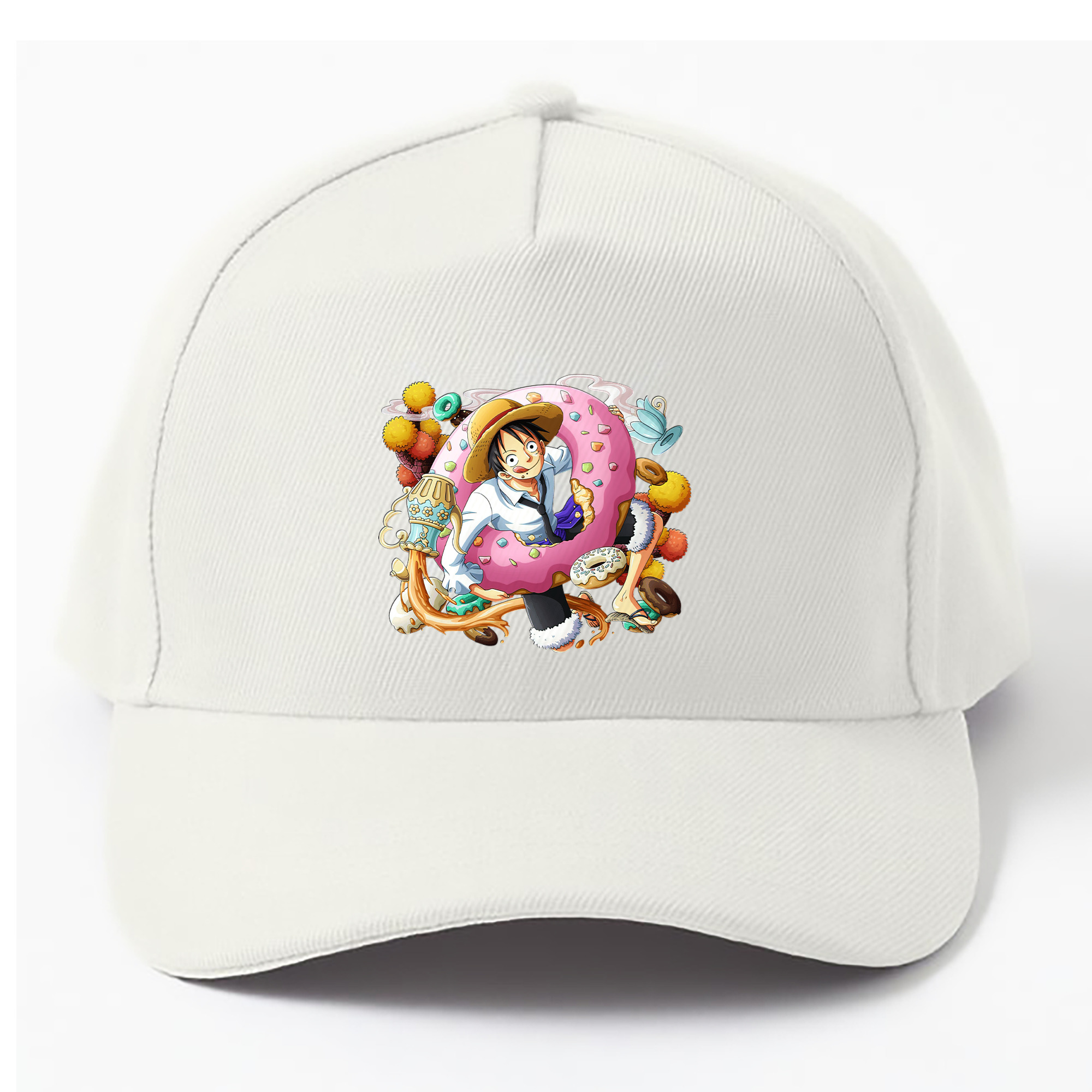 （画像用） ワンピース モンキー・D・ルフィ ONE PIECE Monkey D. Luffy ベースボールキャップ 綿100％ 男女兼用 帽子 スポーツ