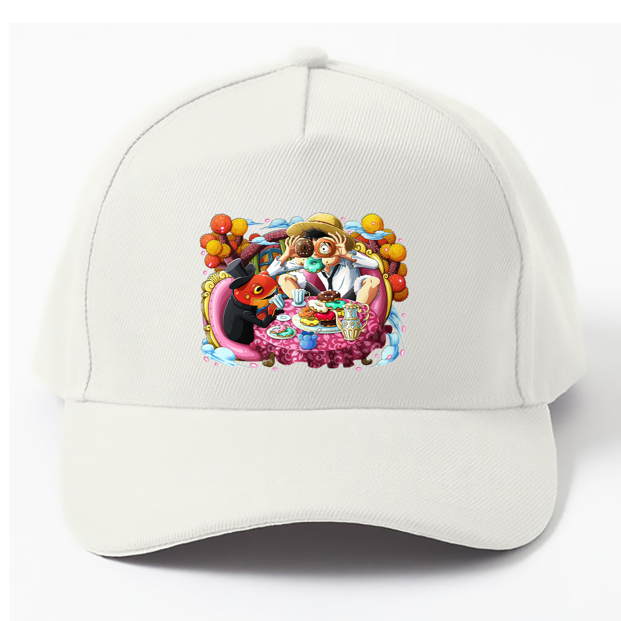 （画像用） ワンピース モンキー・D・ルフィ ONE PIECE Monkey D. Luffy ベースボールキャップ 綿100％ 男女兼用 帽子 スポーツ