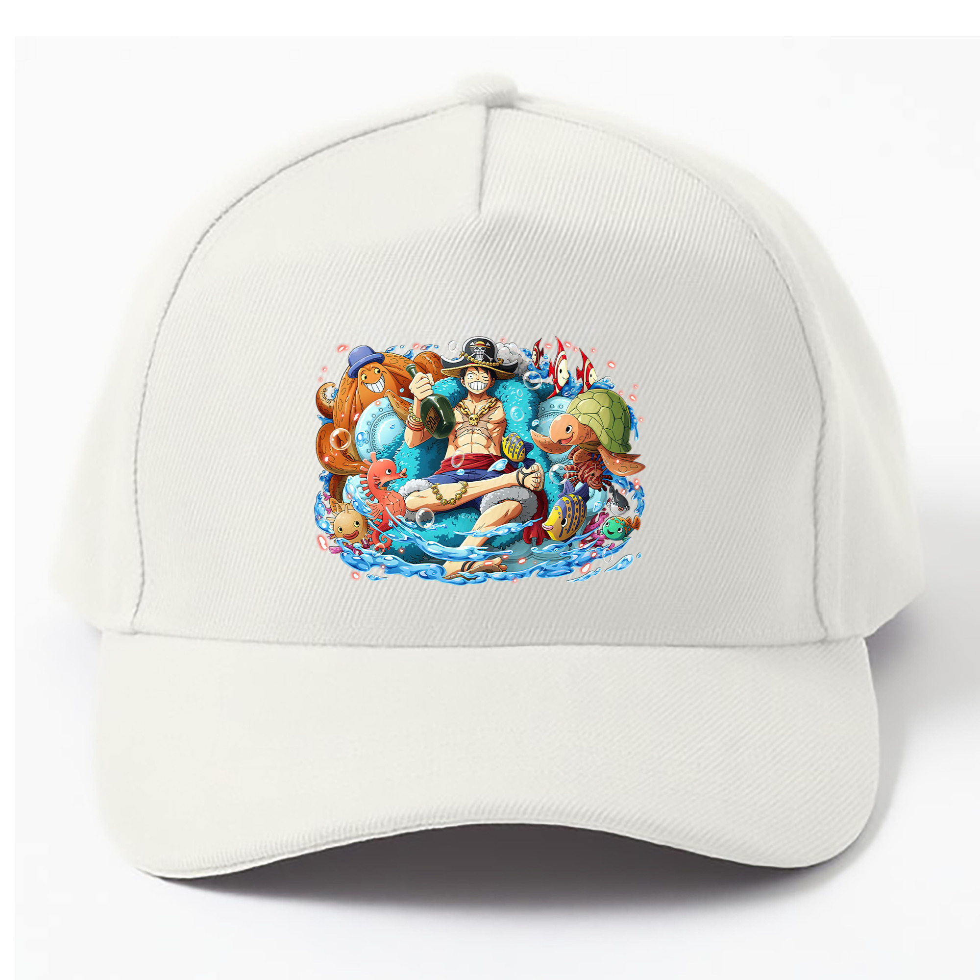 （画像用） ワンピース モンキー・D・ルフィ ONE PIECE Monkey D. Luffy ベースボールキャップ 綿100％ 男女兼用 帽子 スポーツ