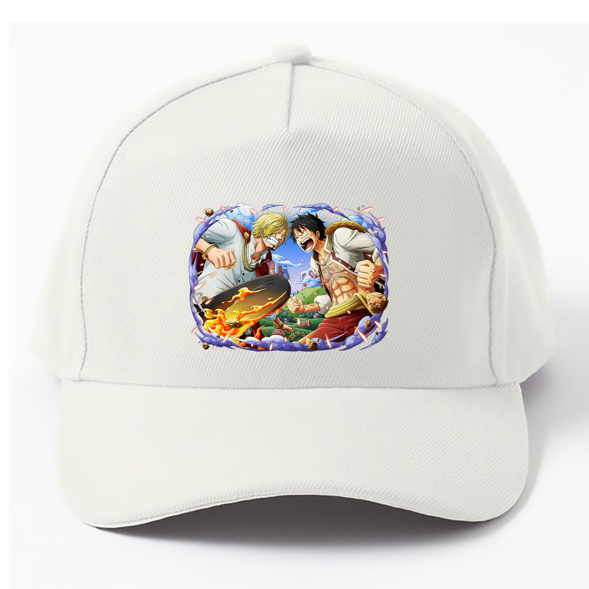（画像用） ワンピース モンキー・D・ルフィ ONE PIECE Monkey D. Luffy ベースボールキャップ 綿100％ 男女兼用 帽子 スポーツ