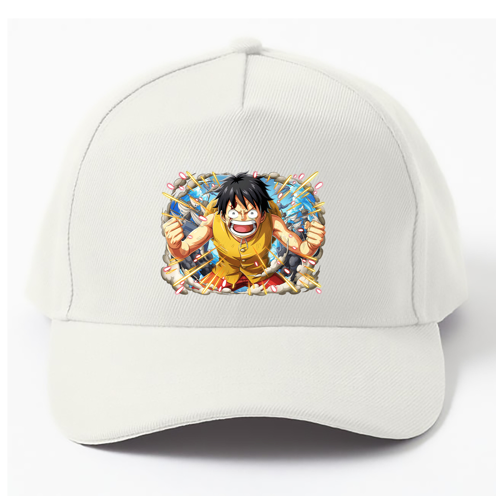 （画像用） ワンピース モンキー・D・ルフィ ONE PIECE Monkey D. Luffy ベースボールキャップ 綿100％ 男女兼用 帽子 スポーツ