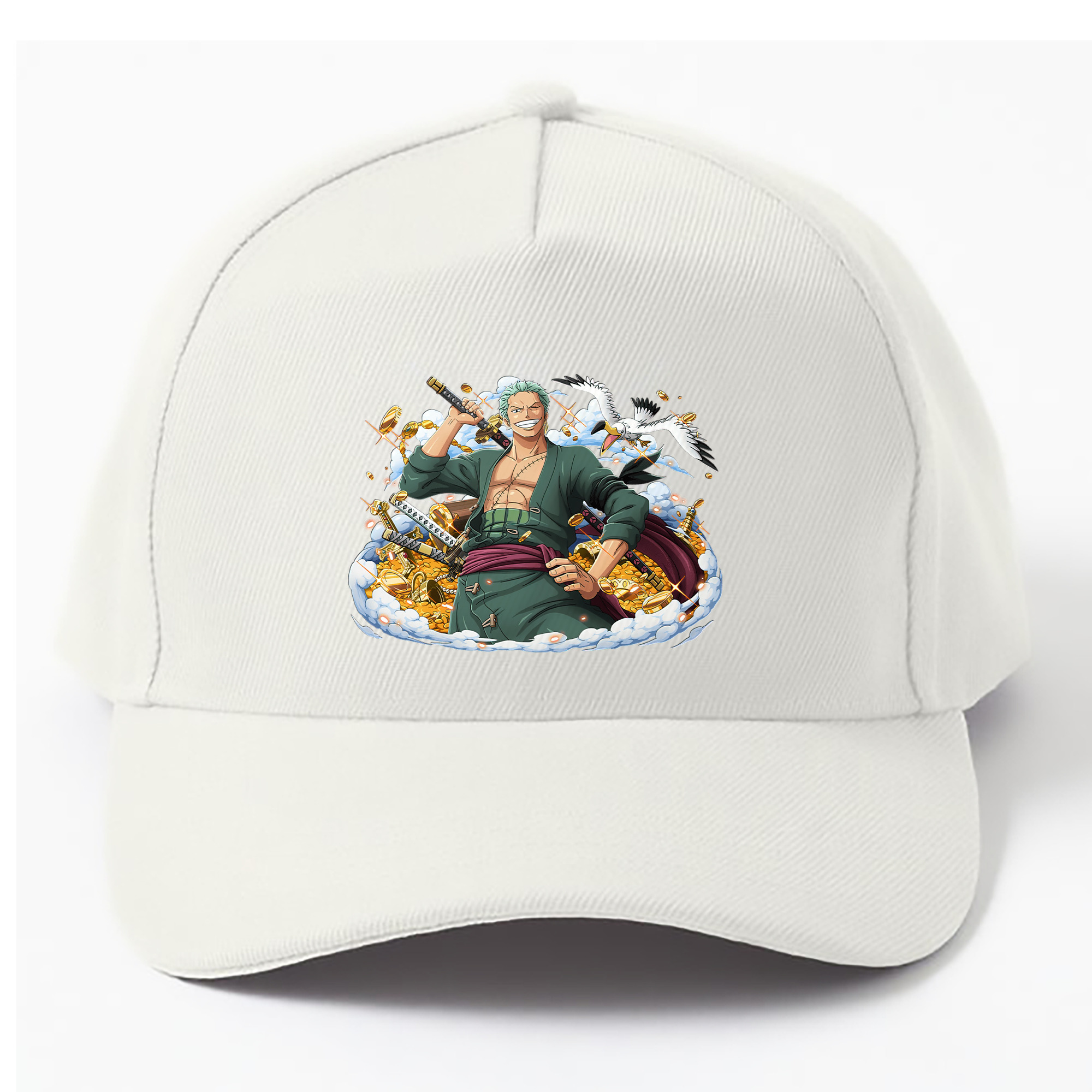 （画像用） ワンピース ロロノア・ゾロ ONE PIECE Roronoa Zoro ベースボールキャップ 綿100％ 男女兼用 帽子 スポーツ