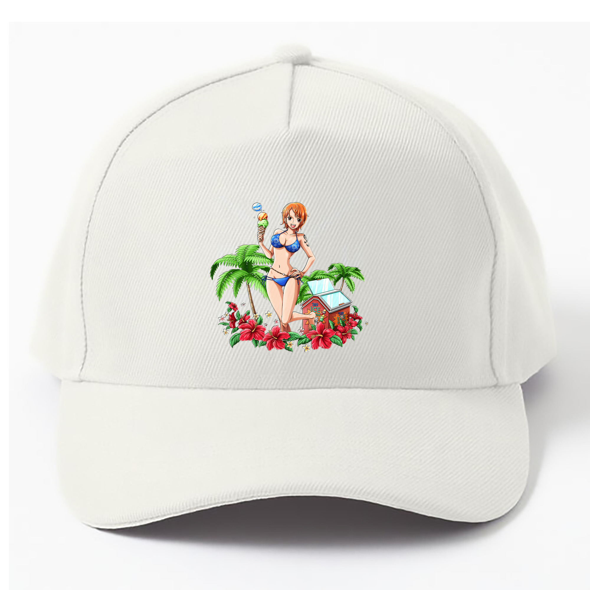 （画像用） ワンピース ナミ ONE PIECE Nami ベースボールキャップ 綿100％ 男女兼用 帽子 スポーツ