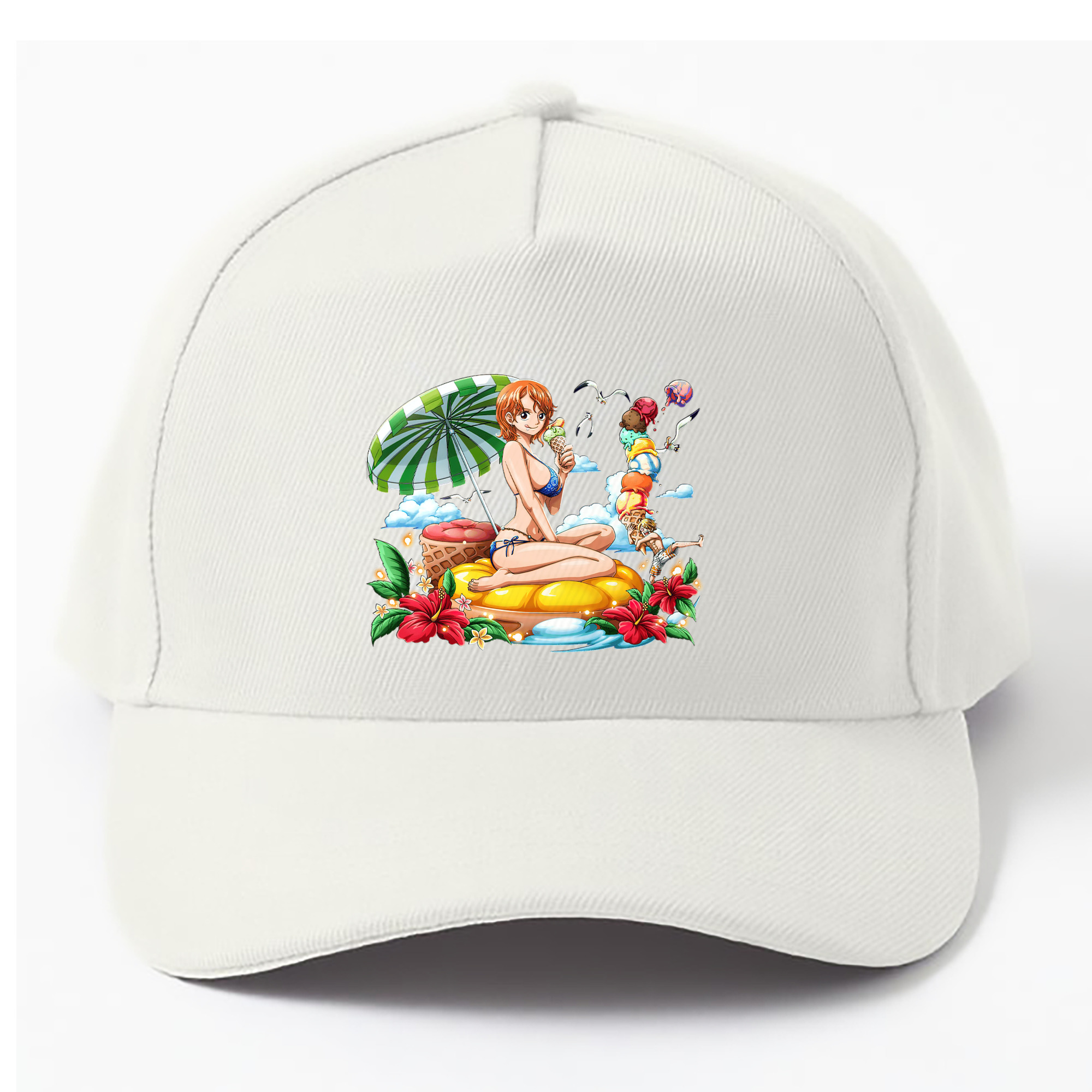 （画像用） ワンピース ナミ ONE PIECE Nami ベースボールキャップ 綿100％ 男女兼用 帽子 スポーツ
