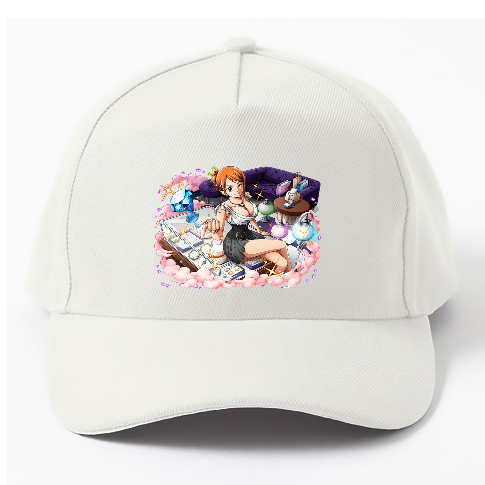 （画像用） ワンピース ナミ ONE PIECE Nami ベースボールキャップ 綿100％ 男女兼用 帽子 スポーツ