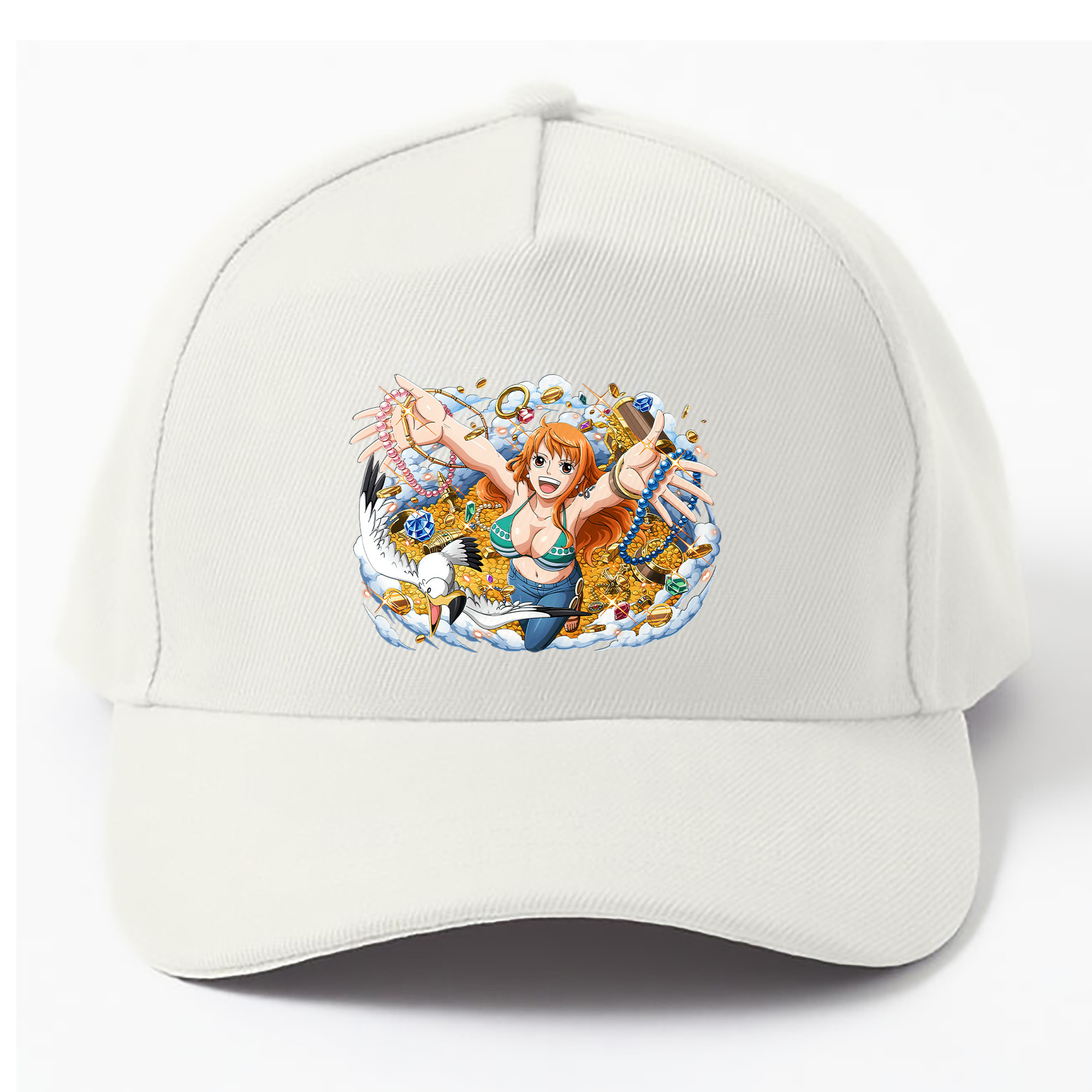 （画像用） ワンピース ナミ ONE PIECE Nami ベースボールキャップ 綿100％ 男女兼用 帽子 スポーツ