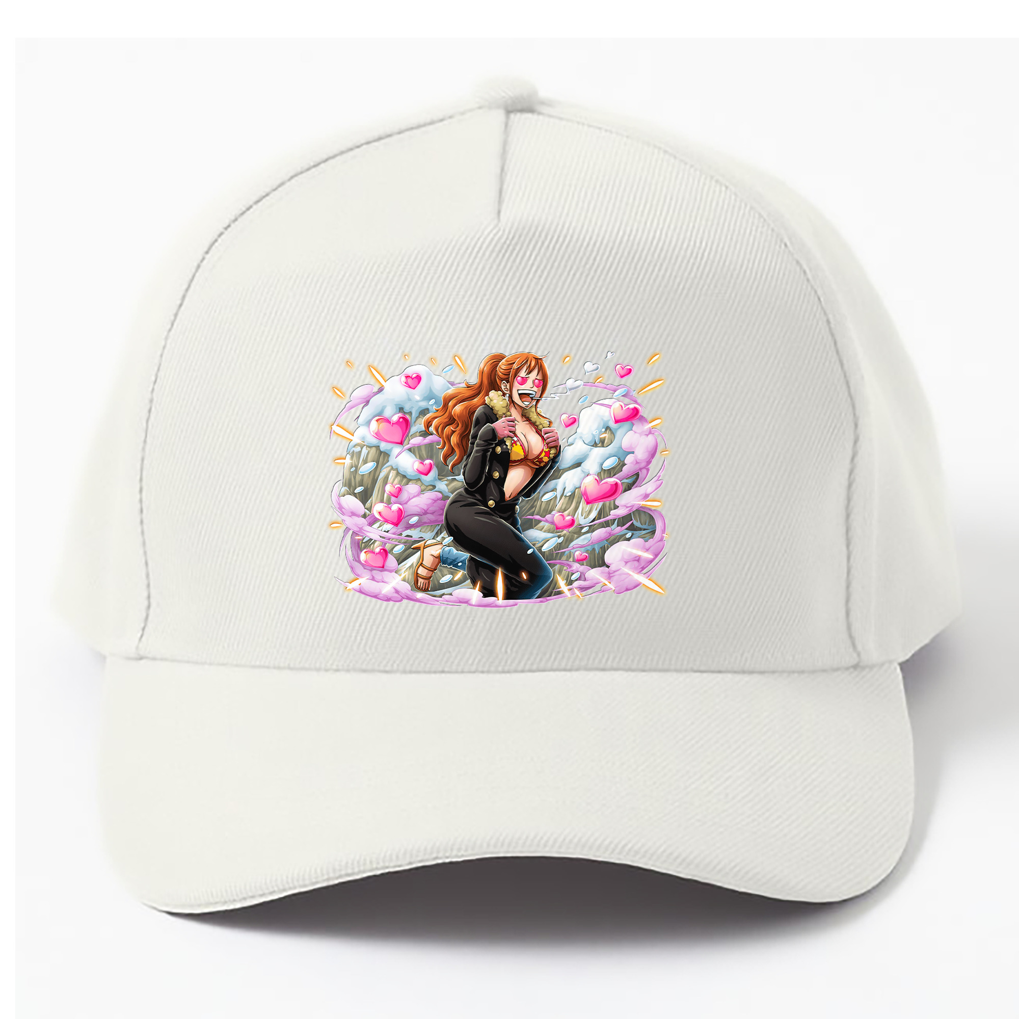 （画像用） ワンピース ナミ ONE PIECE Nami ベースボールキャップ 綿100％ 男女兼用 帽子 スポーツ
