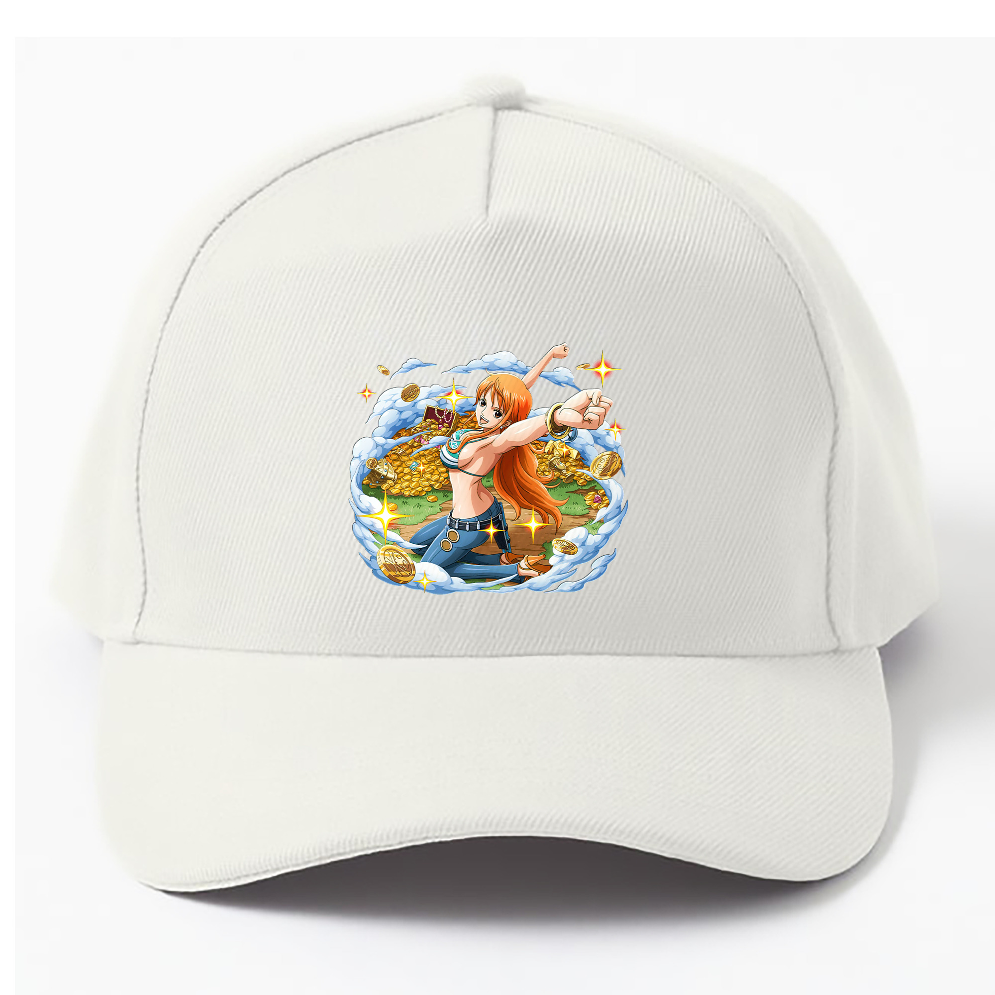 （画像用） ワンピース ナミ ONE PIECE Nami ベースボールキャップ 綿100％ 男女兼用 帽子 スポーツ