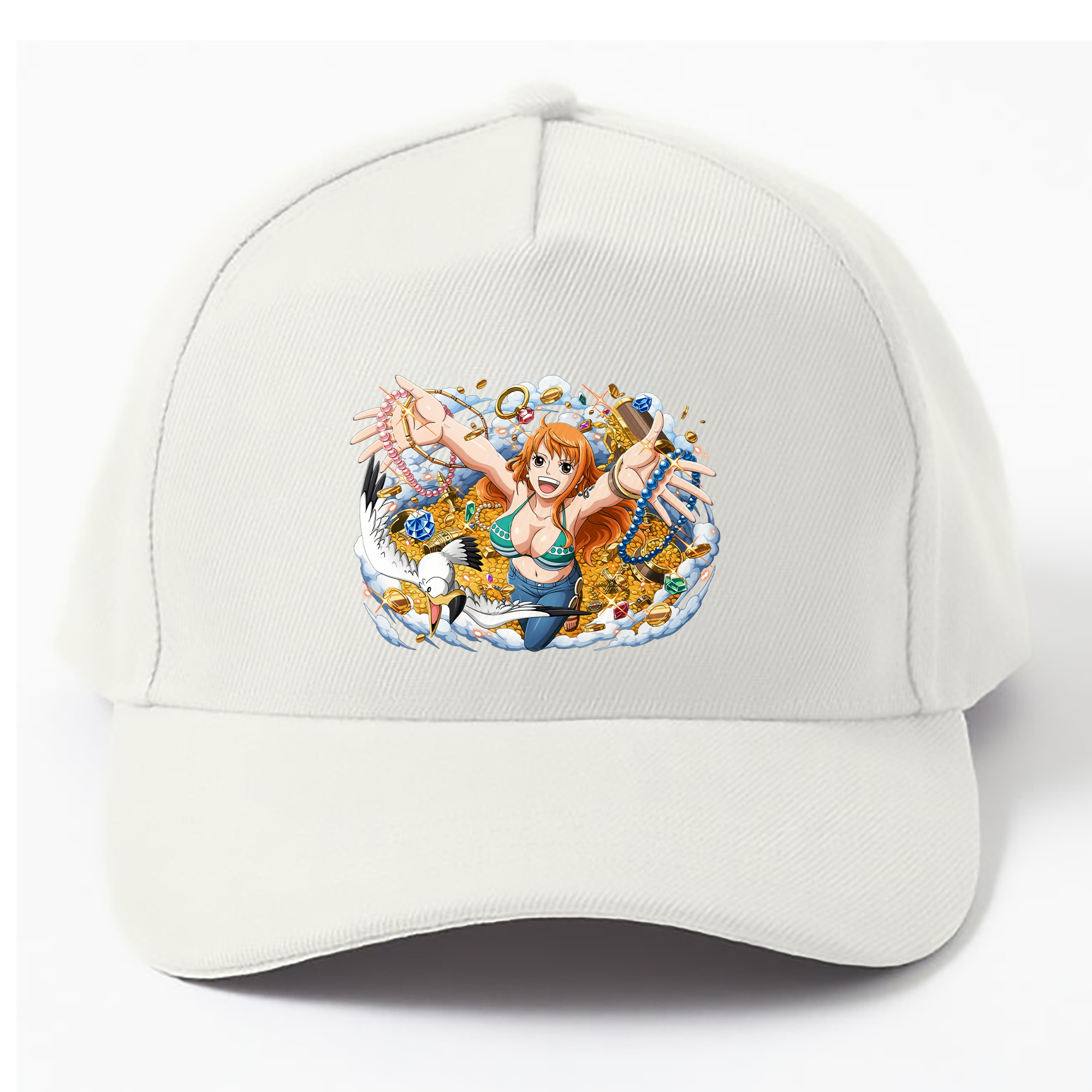 （画像用） ワンピース ナミ ONE PIECE Nami ベースボールキャップ 綿100％ 男女兼用 帽子 スポーツ