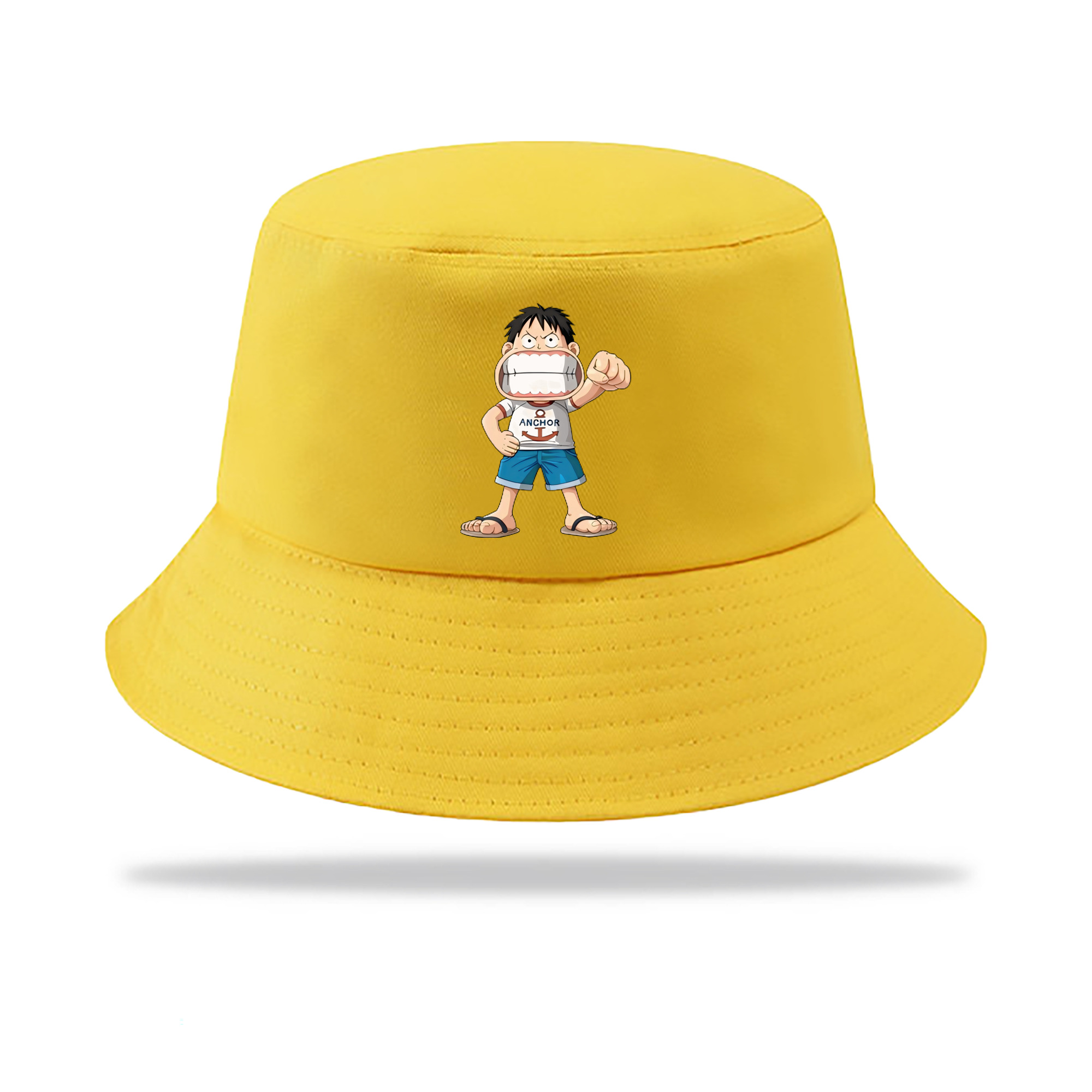 （画像用） ワンピース モンキー・D・ルフィ ONE PIECE Monkey D. Luffy アウトドア日除けバケットハット