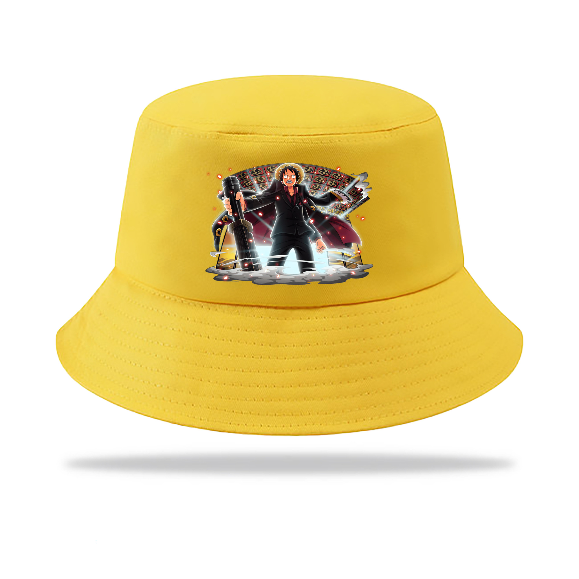 （画像用） ワンピース モンキー・D・ルフィ ONE PIECE Monkey D. Luffy アウトドア日除けバケットハット