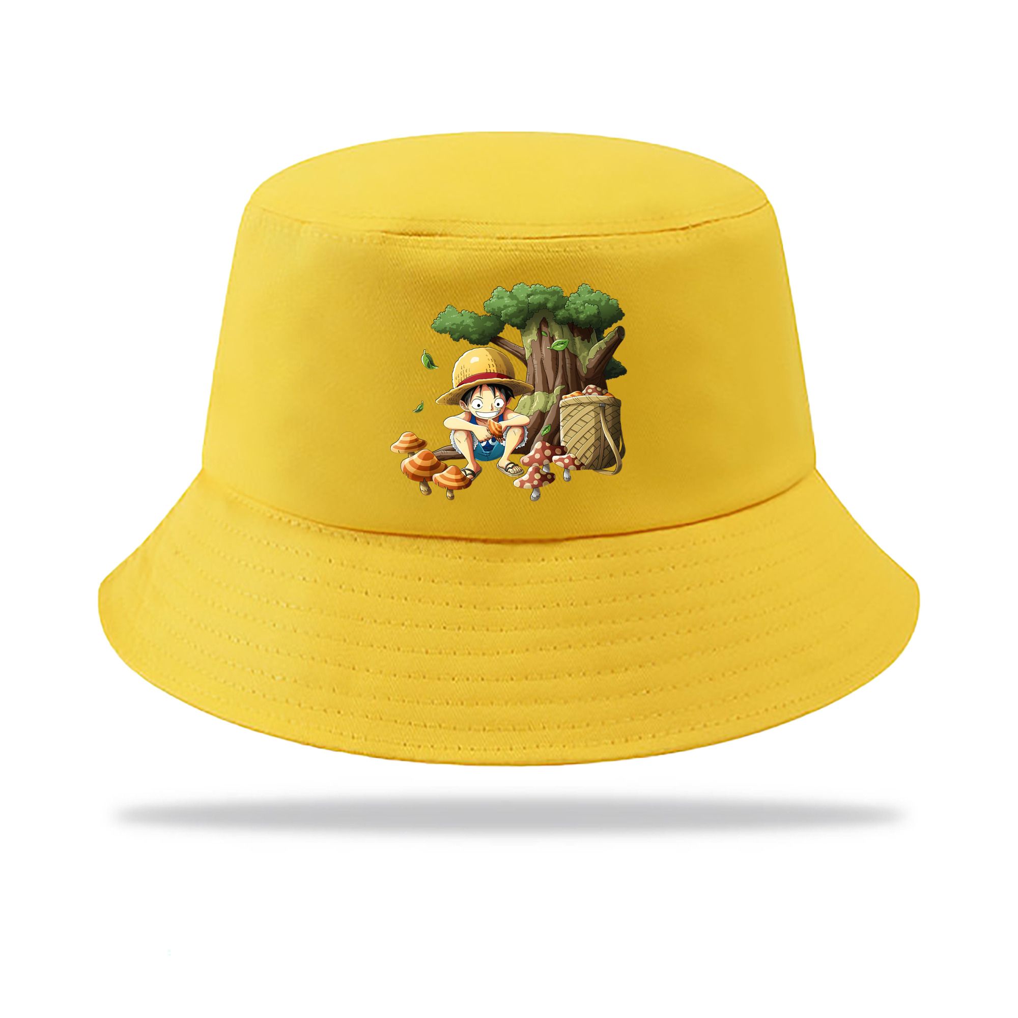 （画像用） ワンピース モンキー・D・ルフィ ONE PIECE Monkey D. Luffy アウトドア日除けバケットハット