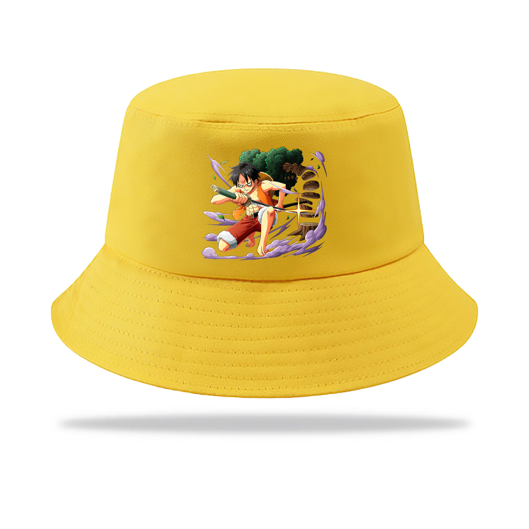（画像用） ワンピース モンキー・D・ルフィ ONE PIECE Monkey D. Luffy アウトドア日除けバケットハット