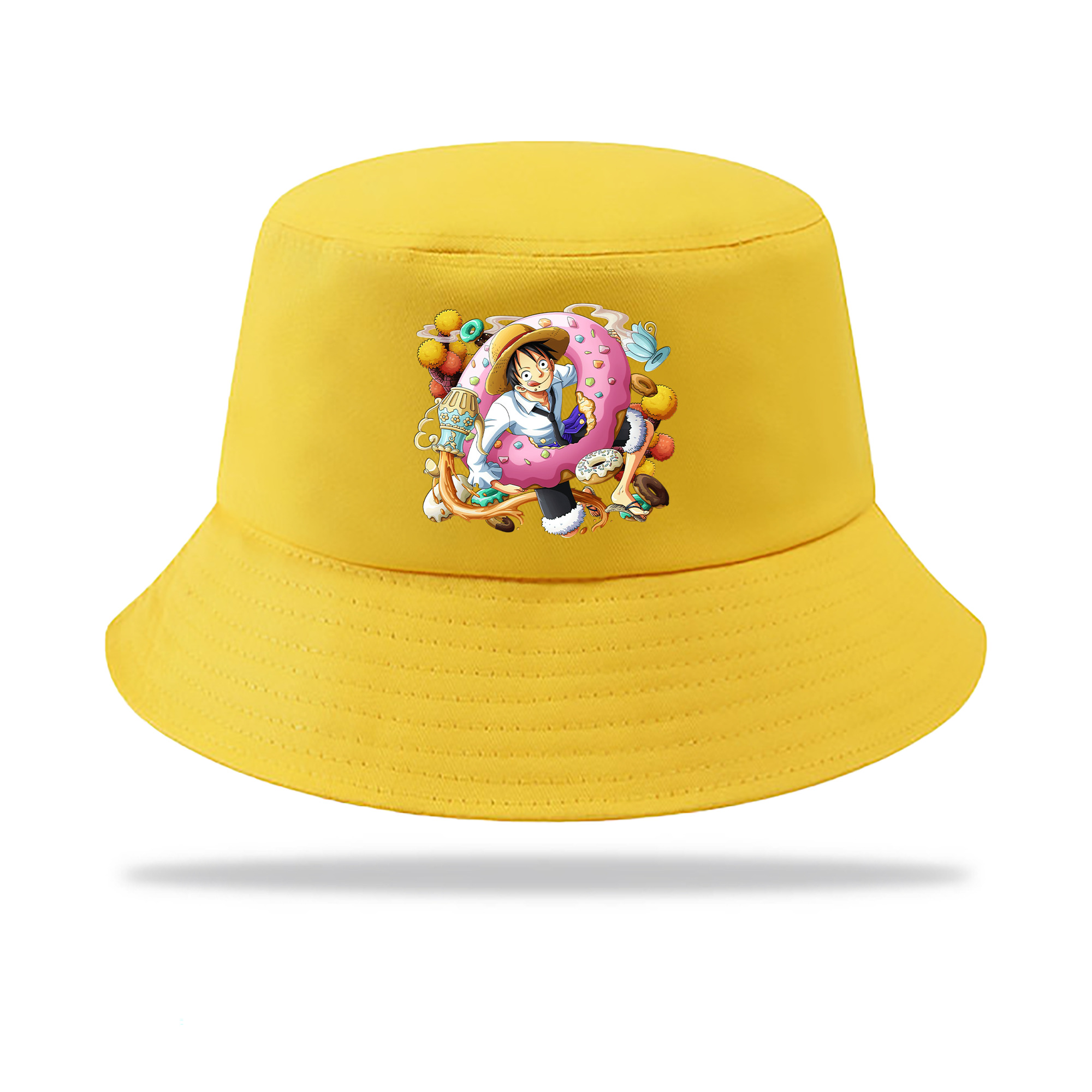 （画像用） ワンピース モンキー・D・ルフィ ONE PIECE Monkey D. Luffy アウトドア日除けバケットハット