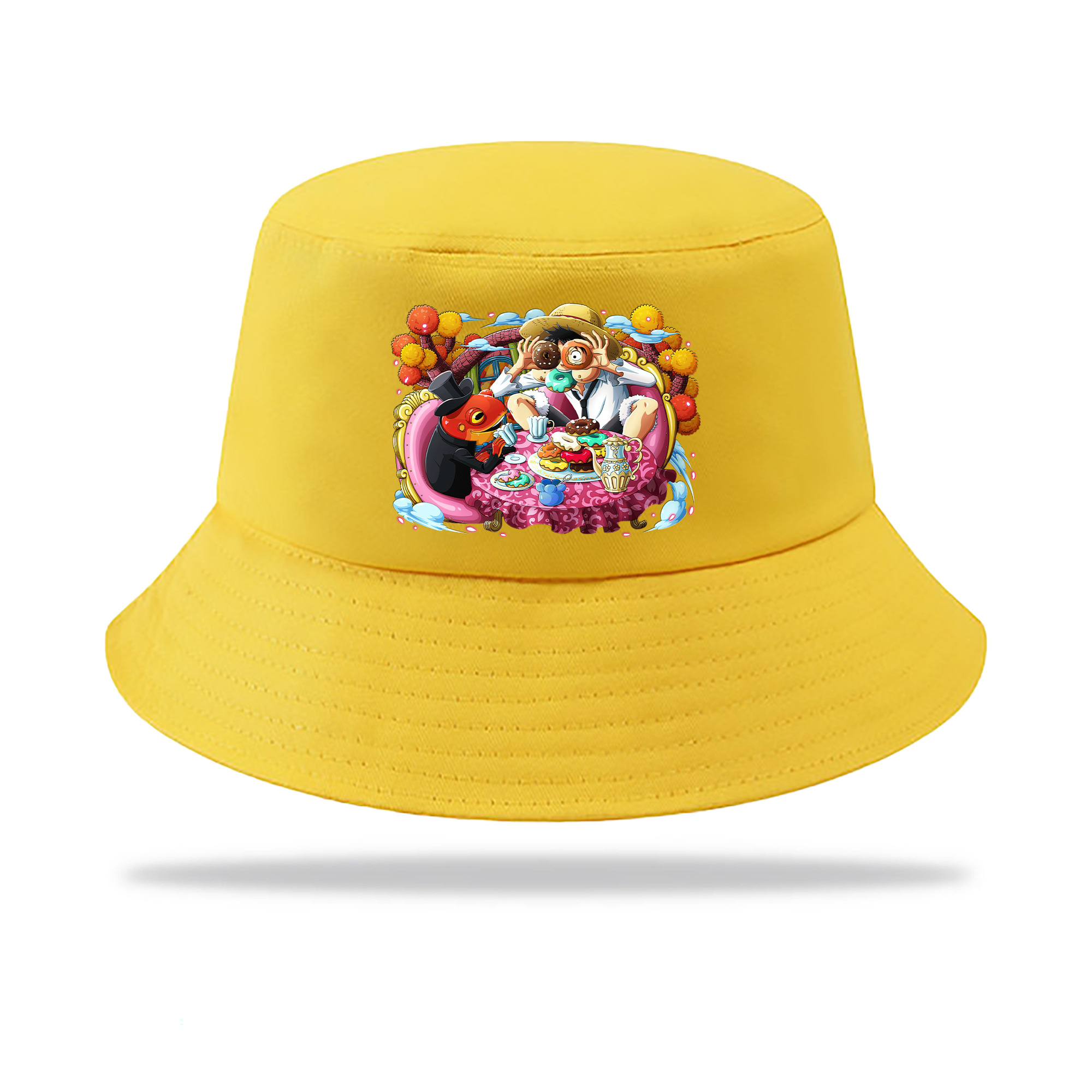 （画像用） ワンピース モンキー・D・ルフィ ONE PIECE Monkey D. Luffy アウトドア日除けバケットハット