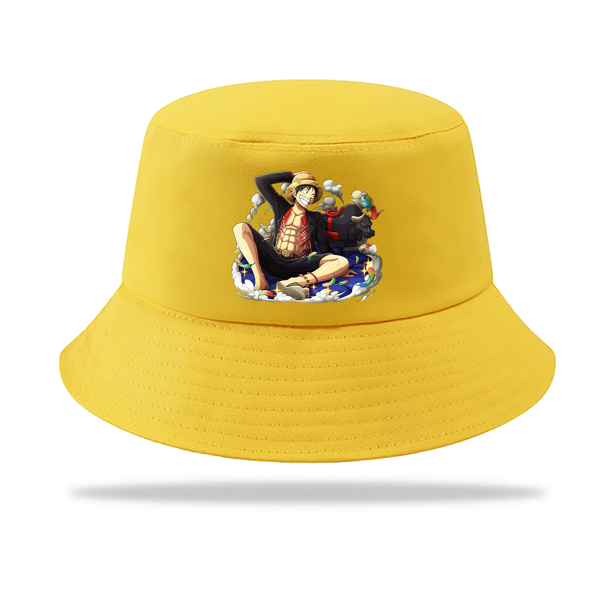 （画像用） ワンピース モンキー・D・ルフィ ONE PIECE Monkey D. Luffy アウトドア日除けバケットハット