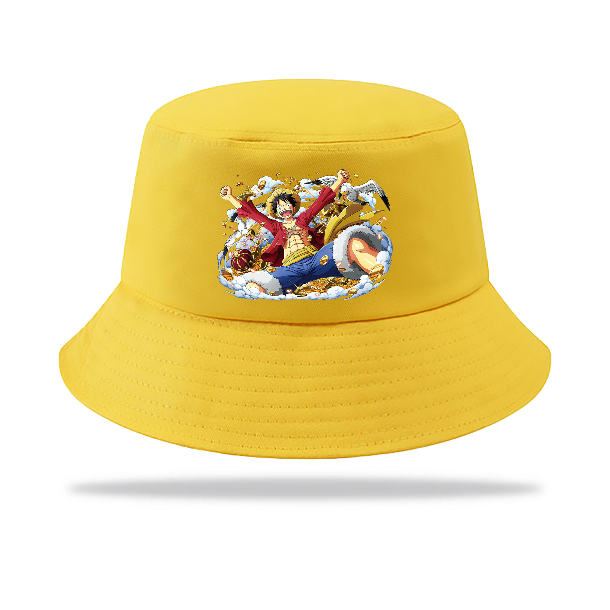 （画像用） ワンピース モンキー・D・ルフィ ONE PIECE Monkey D. Luffy アウトドア日除けバケットハット