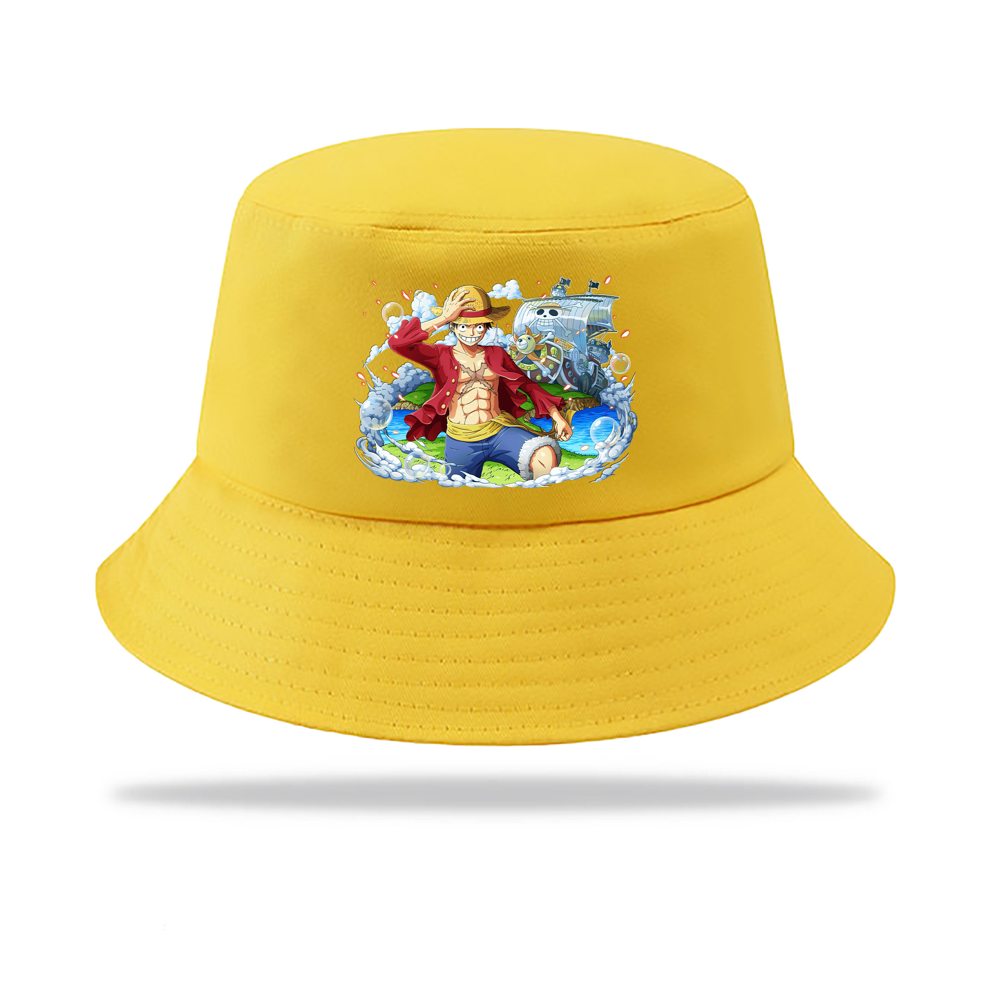 （画像用） ワンピース モンキー・D・ルフィ ONE PIECE Monkey D. Luffy アウトドア日除けバケットハット