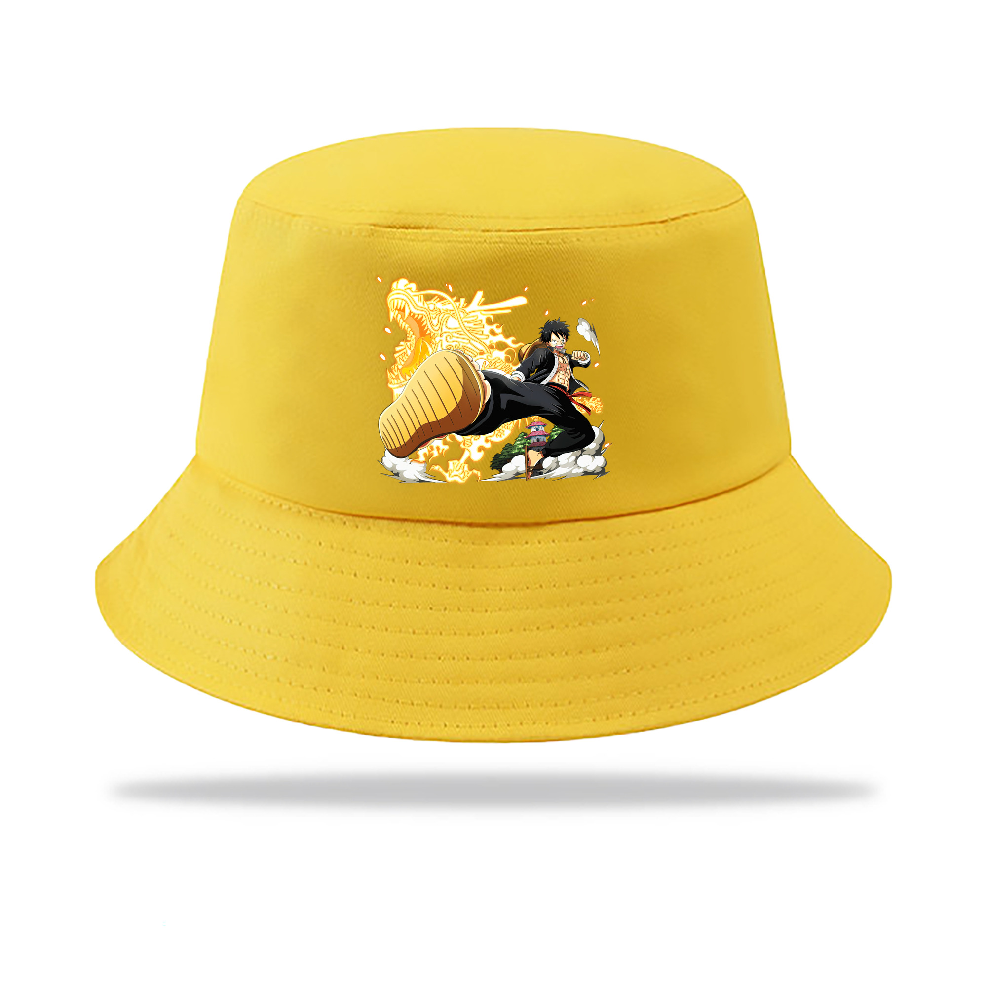 （画像用） ワンピース モンキー・D・ルフィ ONE PIECE Monkey D. Luffy アウトドア日除けバケットハット
