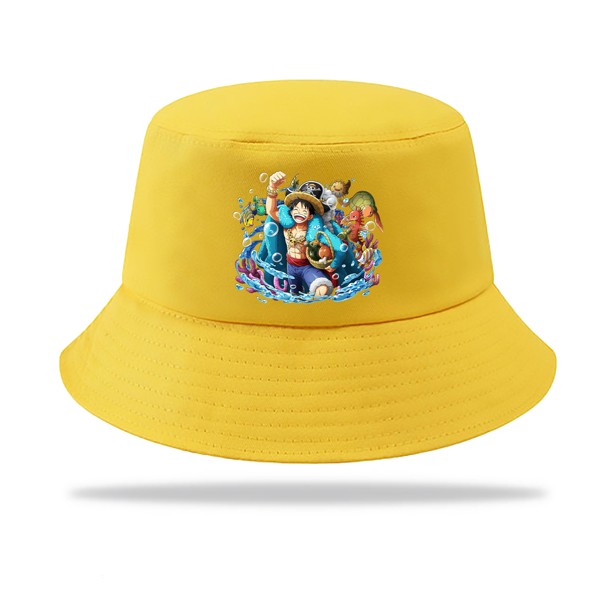 （画像用） ワンピース モンキー・D・ルフィ ONE PIECE Monkey D. Luffy アウトドア日除けバケットハット