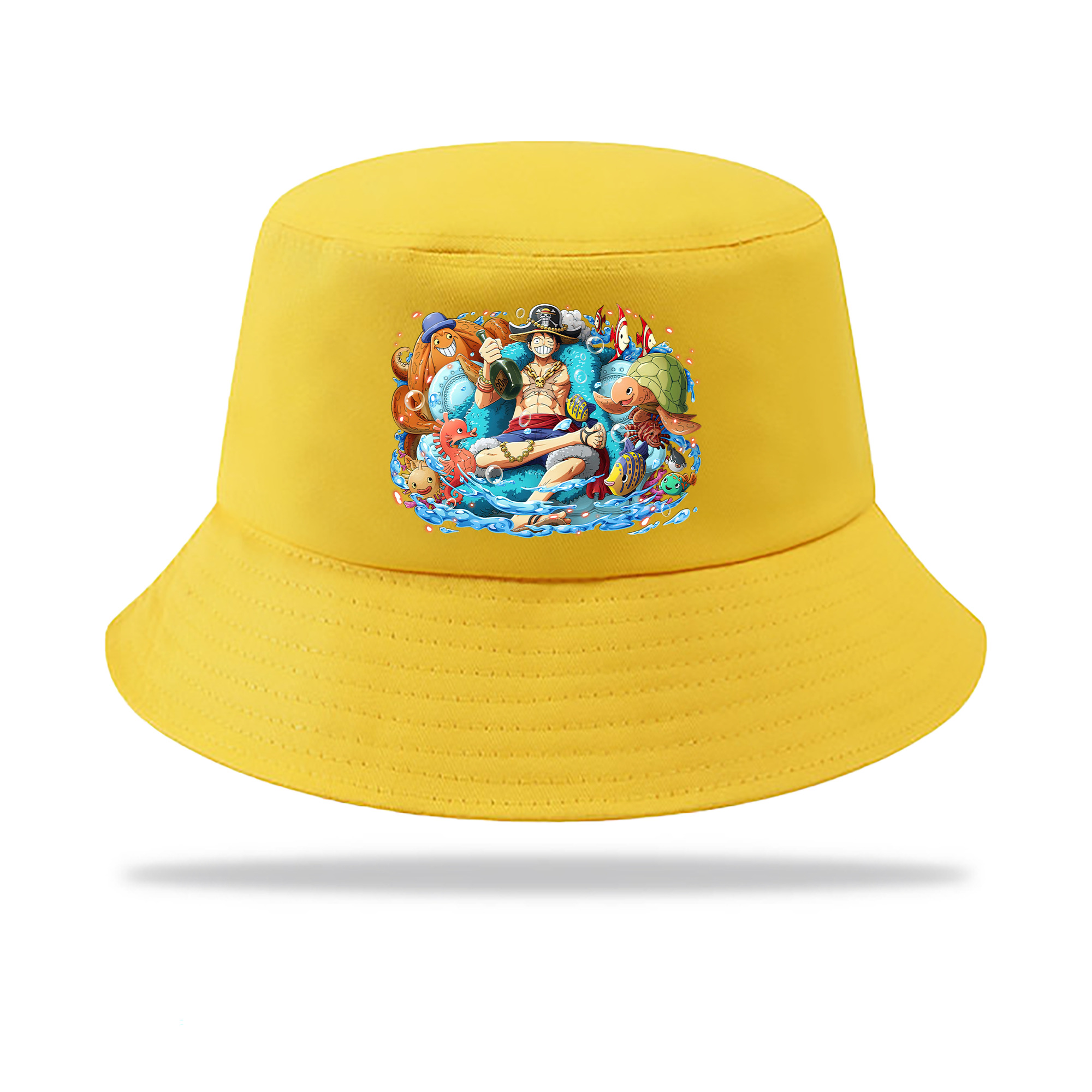 （画像用） ワンピース モンキー・D・ルフィ ONE PIECE Monkey D. Luffy アウトドア日除けバケットハット