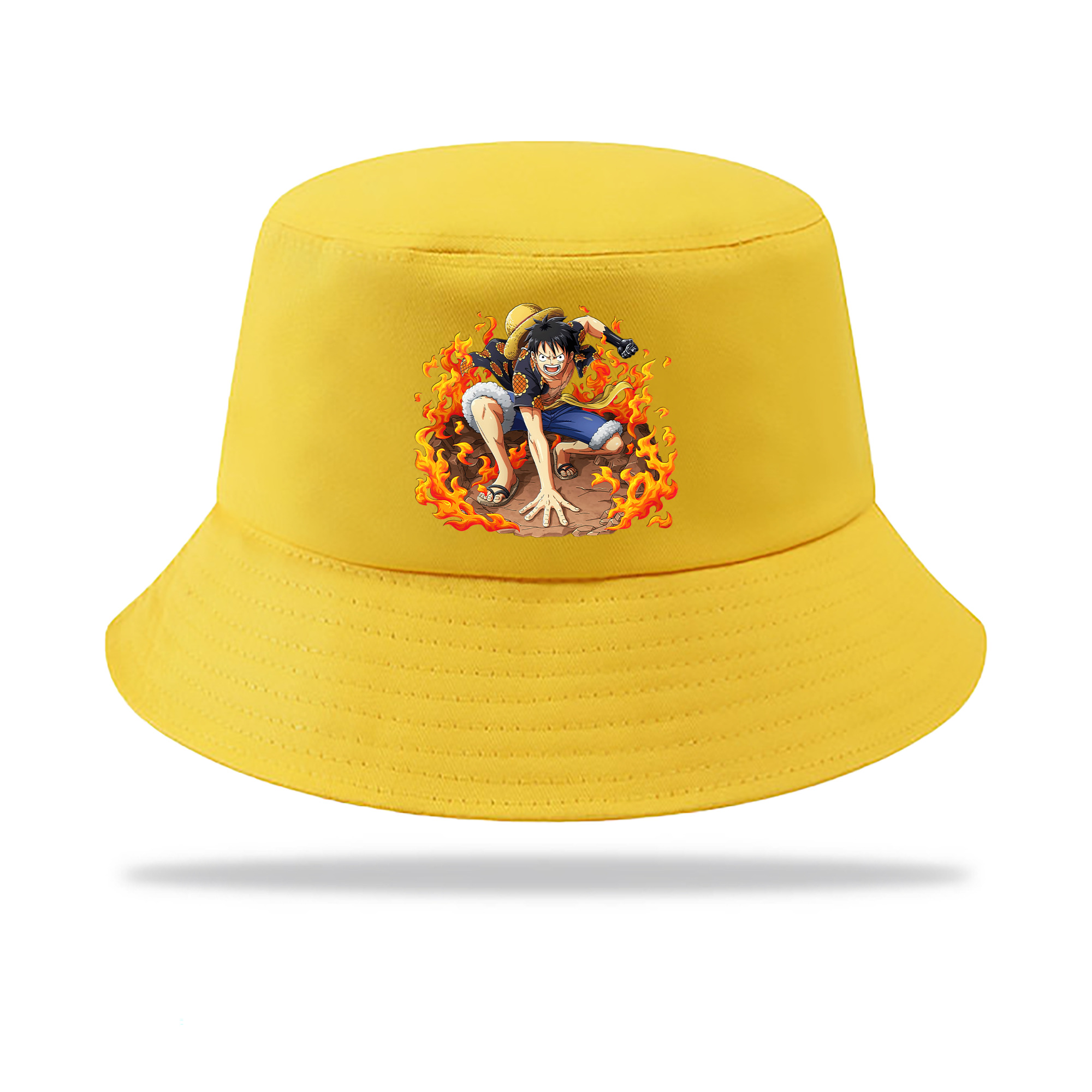 （画像用） ワンピース モンキー・D・ルフィ ONE PIECE Monkey D. Luffy アウトドア日除けバケットハット