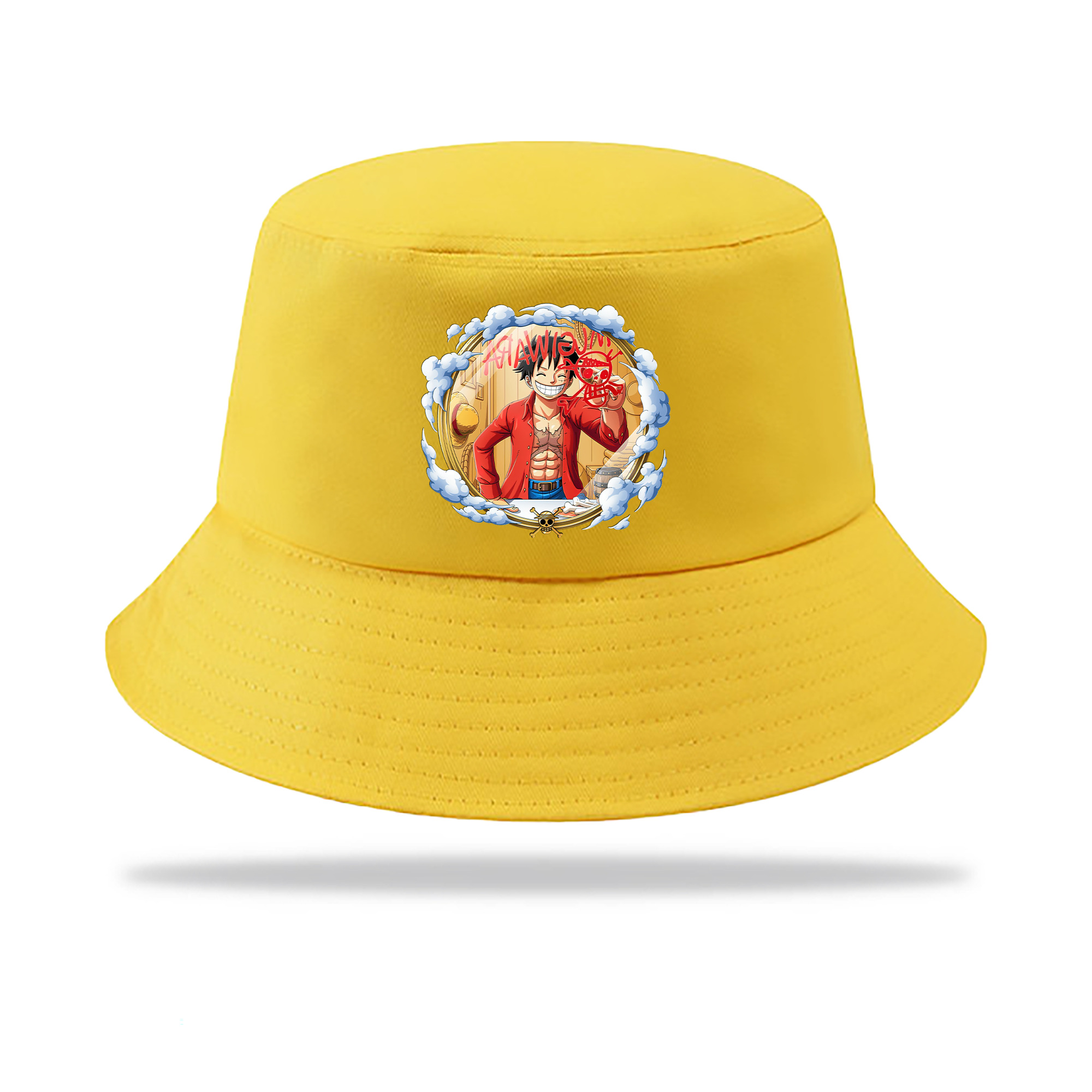 ワンピース モンキー・D・ルフィ ONE PIECE Monkey D. Luffy アウトドア日除けバケットハット