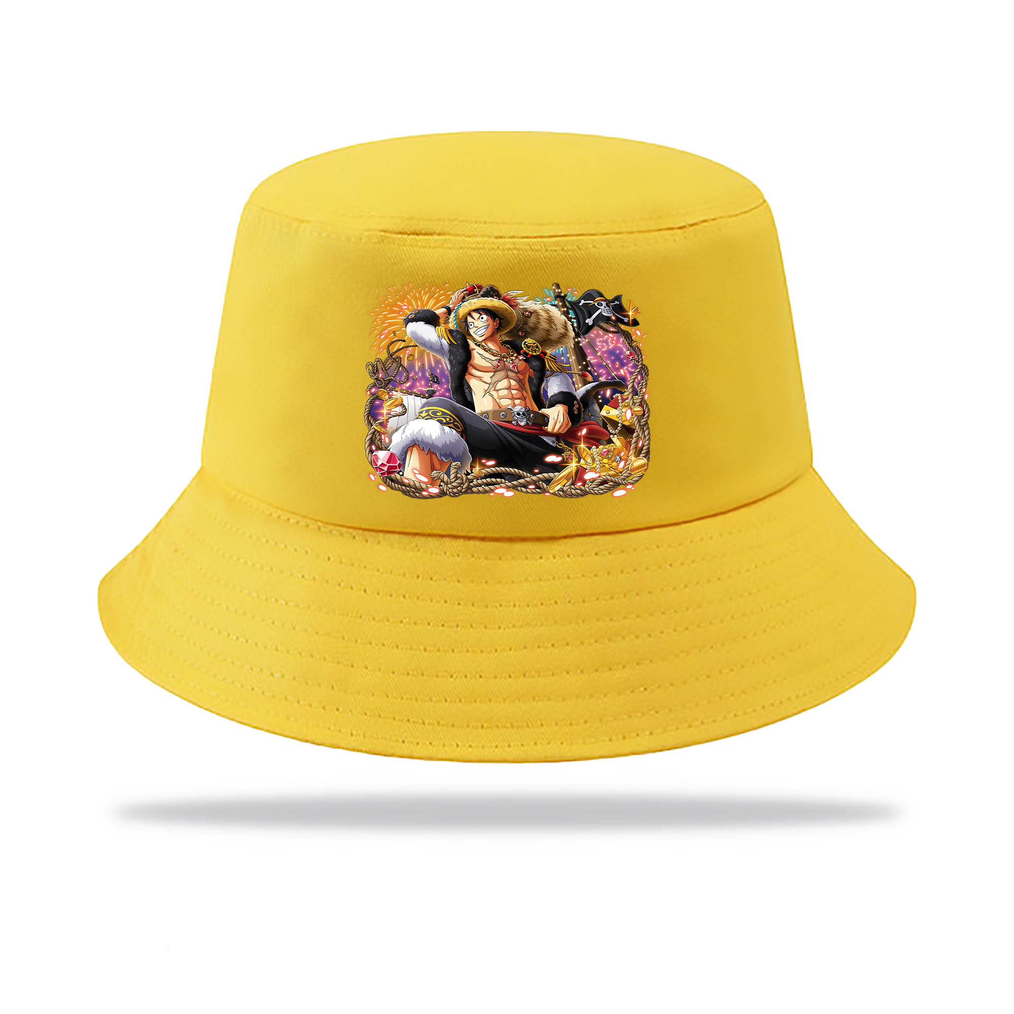 ワンピース モンキー・D・ルフィ ONE PIECE Monkey D. Luffy アウトドア日除けバケットハット