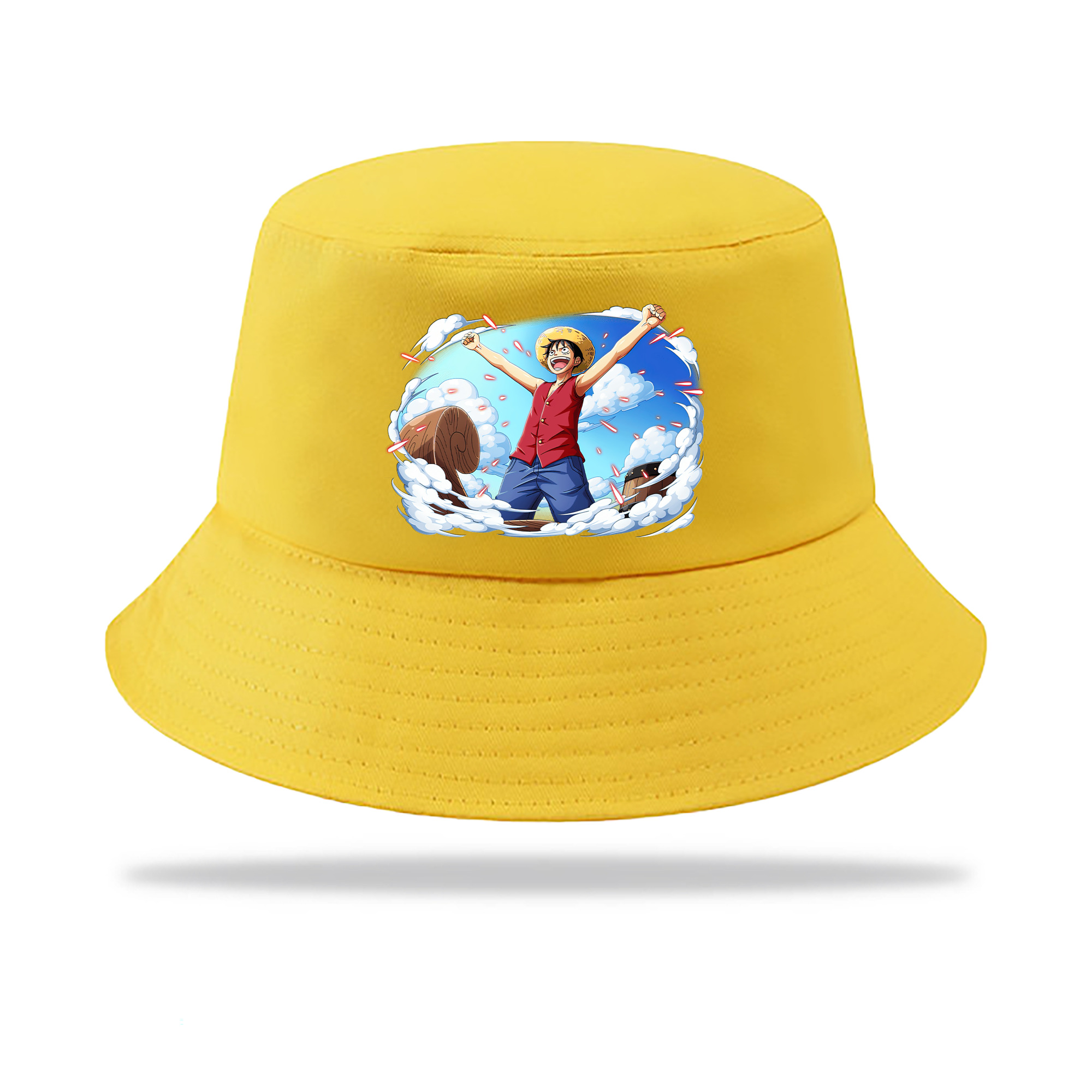 ワンピース モンキー・D・ルフィ ONE PIECE Monkey D. Luffy アウトドア日除けバケットハット