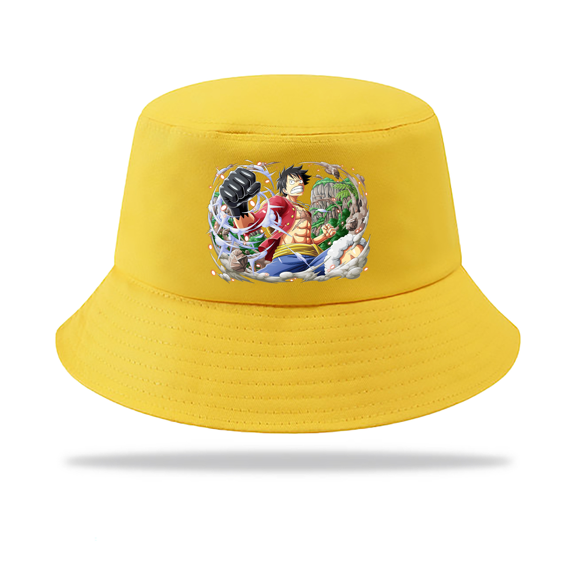 ワンピース モンキー・D・ルフィ ONE PIECE Monkey D. Luffy アウトドア日除けバケットハット