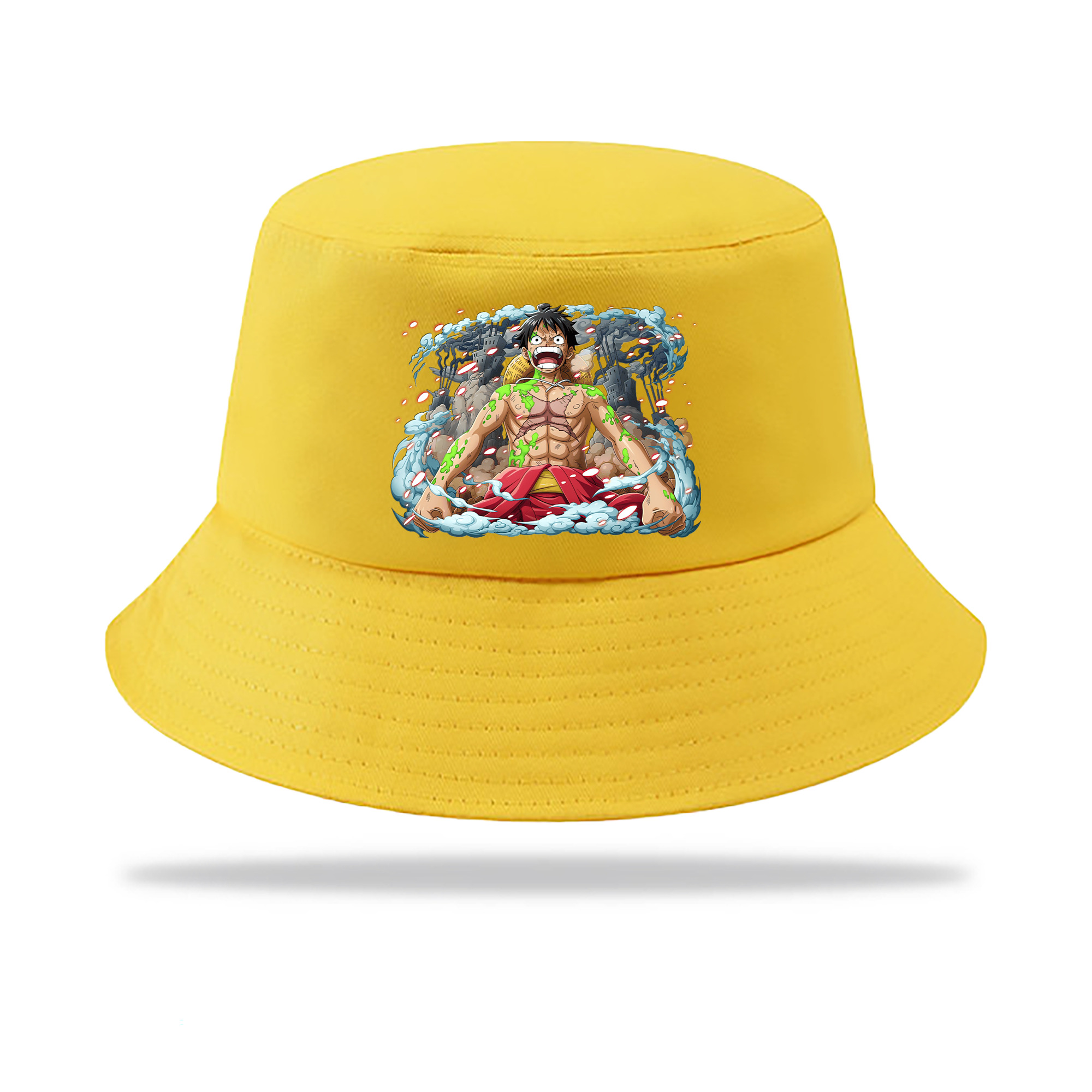 ワンピース モンキー・D・ルフィ ONE PIECE Monkey D. Luffy アウトドア日除けバケットハット