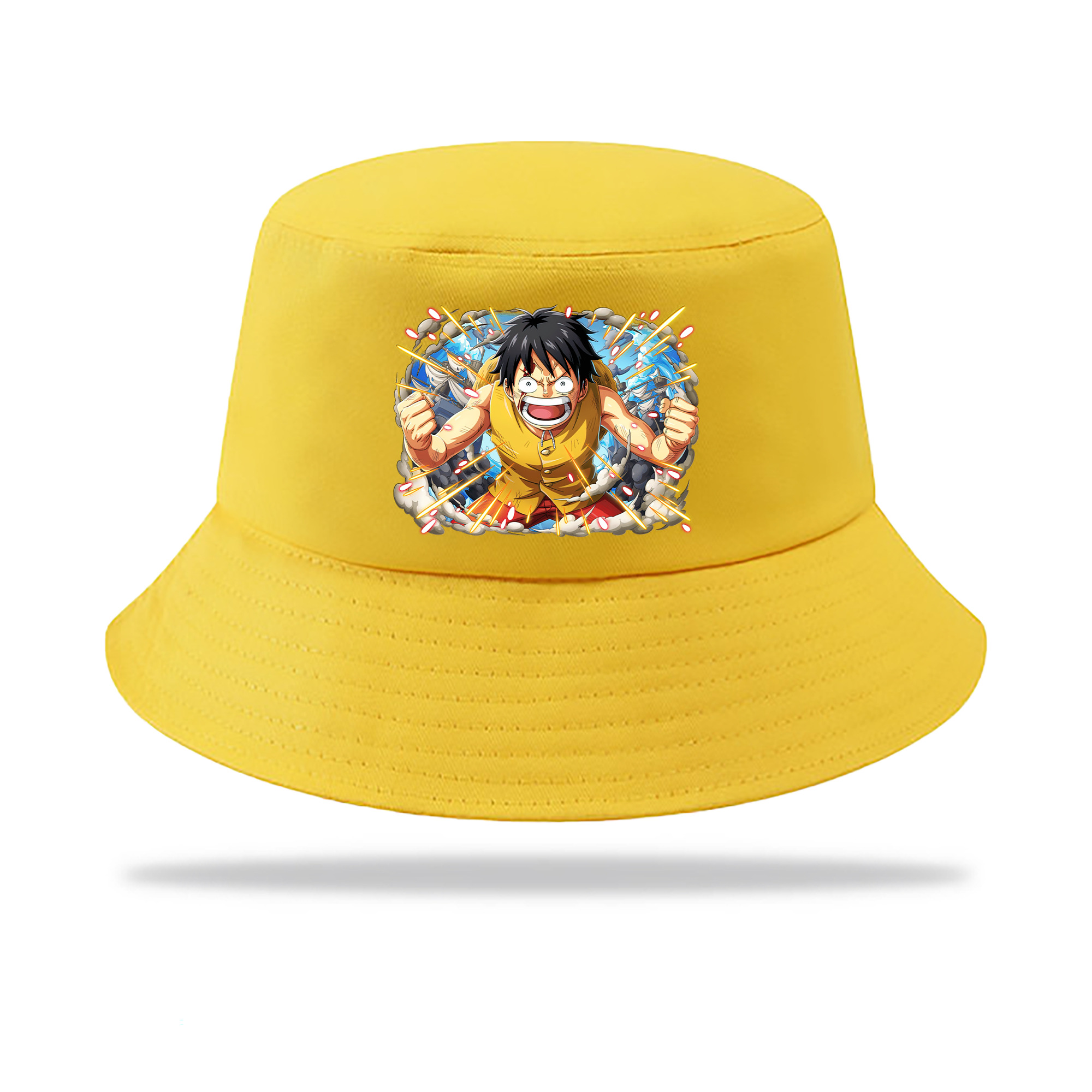 ワンピース モンキー・D・ルフィ ONE PIECE Monkey D. Luffy アウトドア日除けバケットハット
