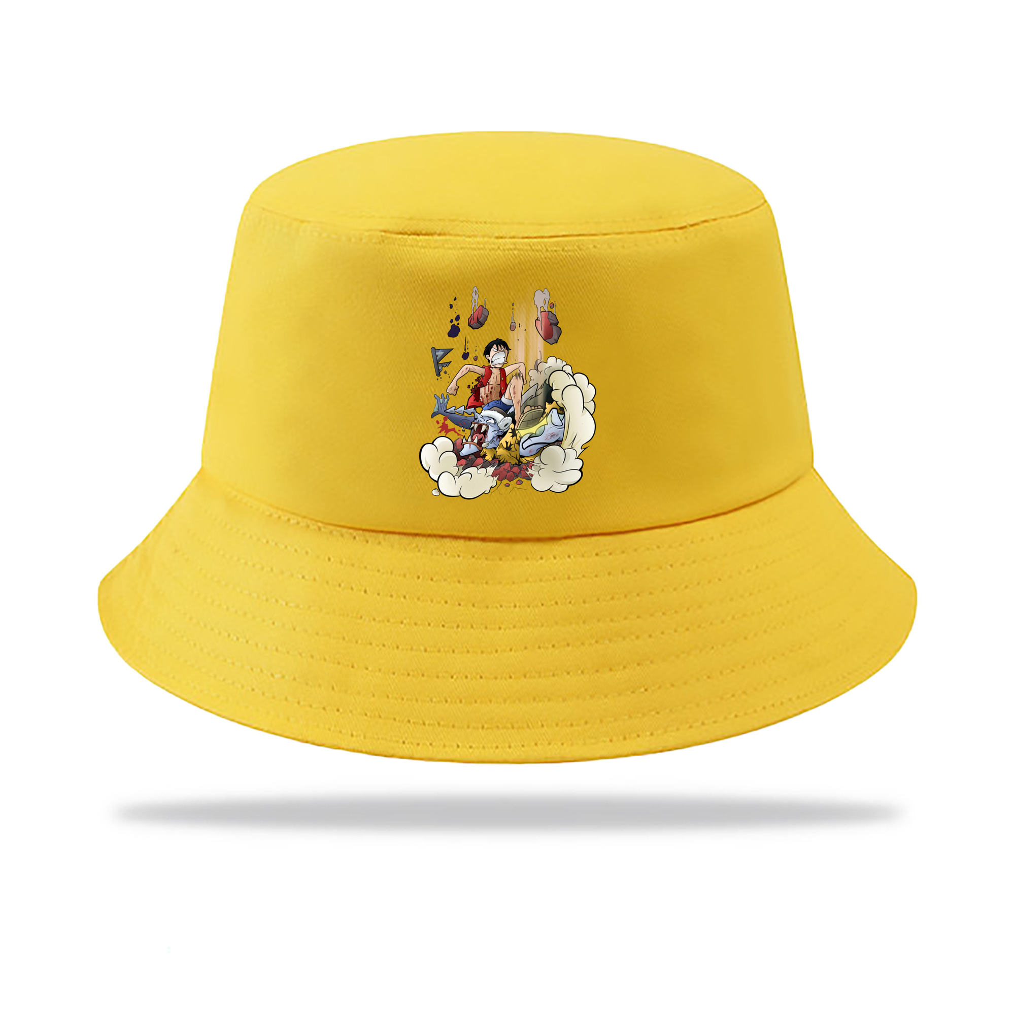 ワンピース モンキー・D・ルフィ ONE PIECE Monkey D. Luffy アウトドア日除けバケットハット