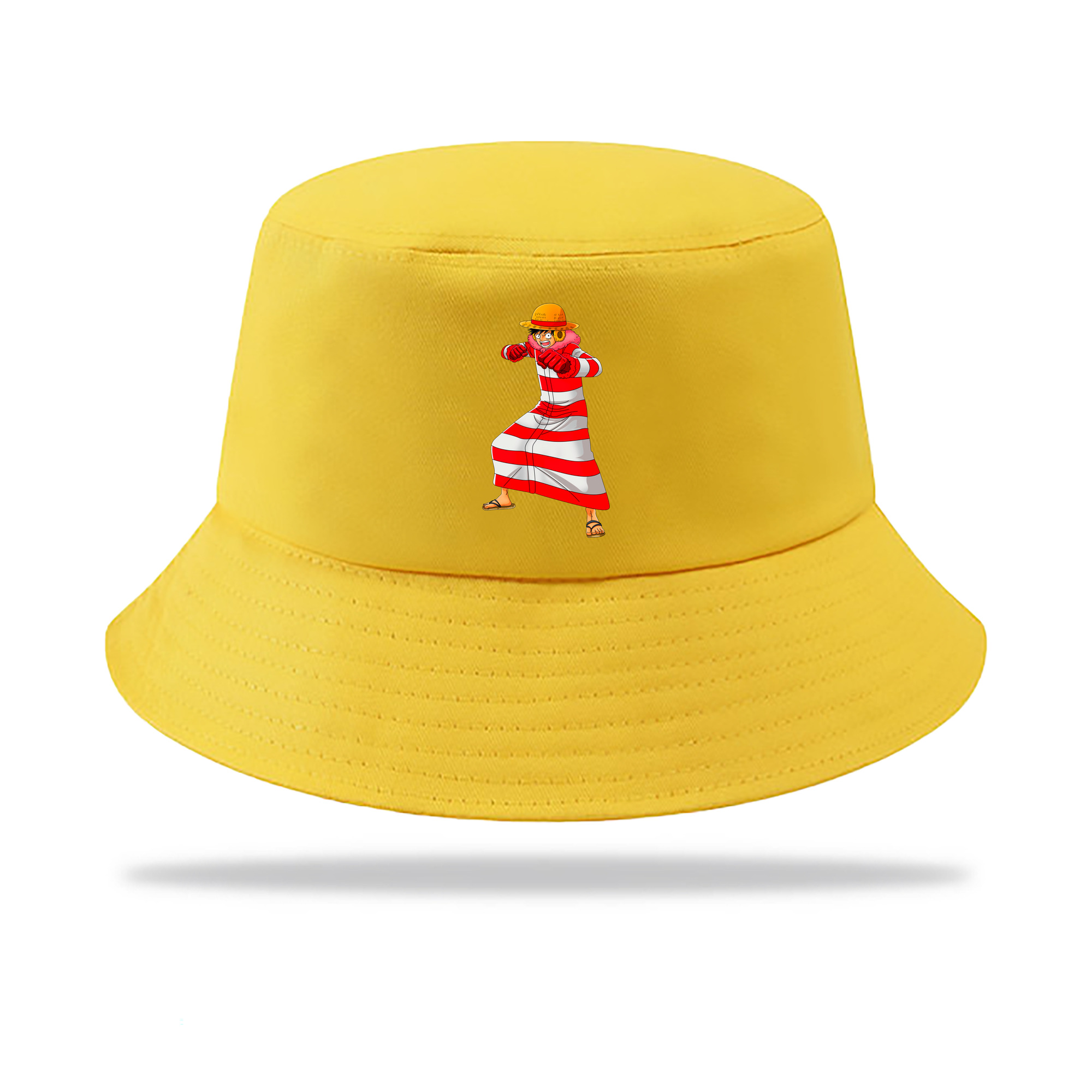 ワンピース モンキー・D・ルフィ ONE PIECE Monkey D. Luffy アウトドア日除けバケットハット
